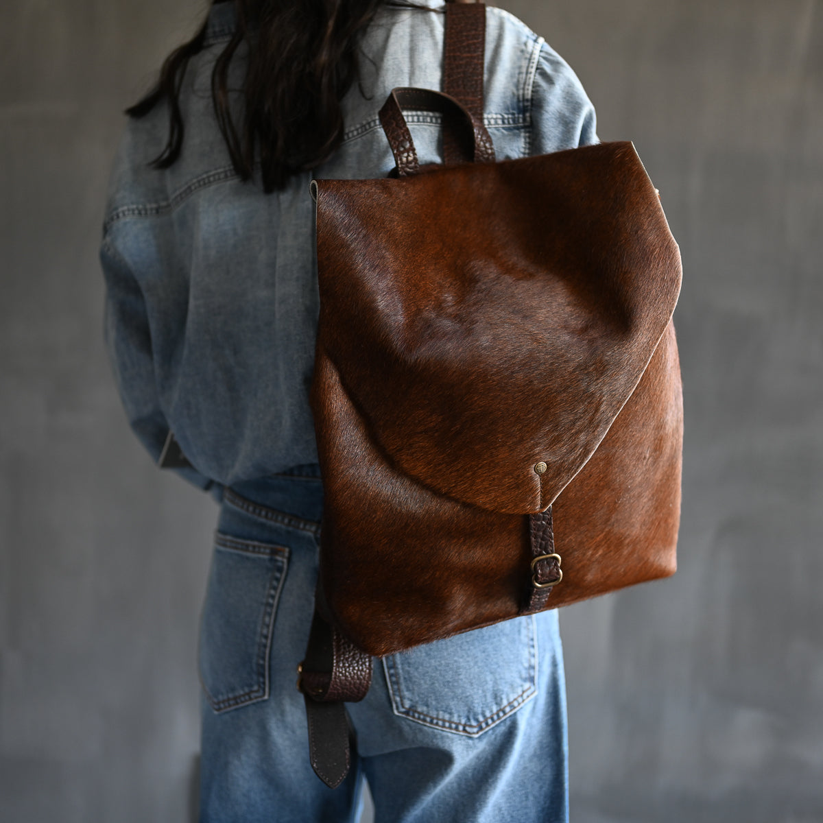 caramel leather backpack purse Artisan Backpack LE