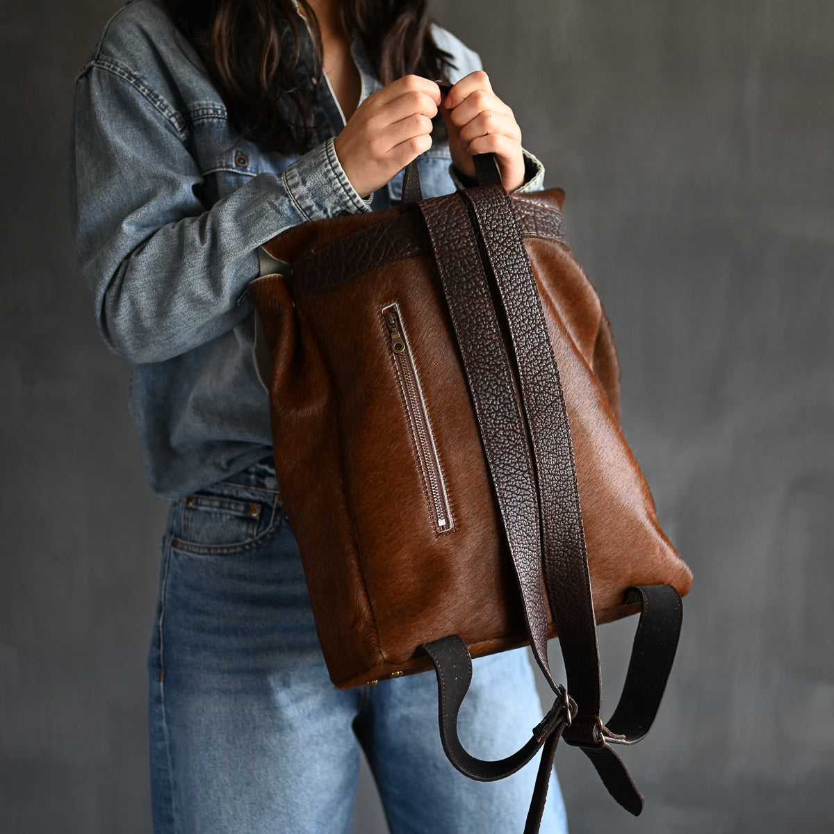 Artisan Backpack LE | Caramel Hair Hide