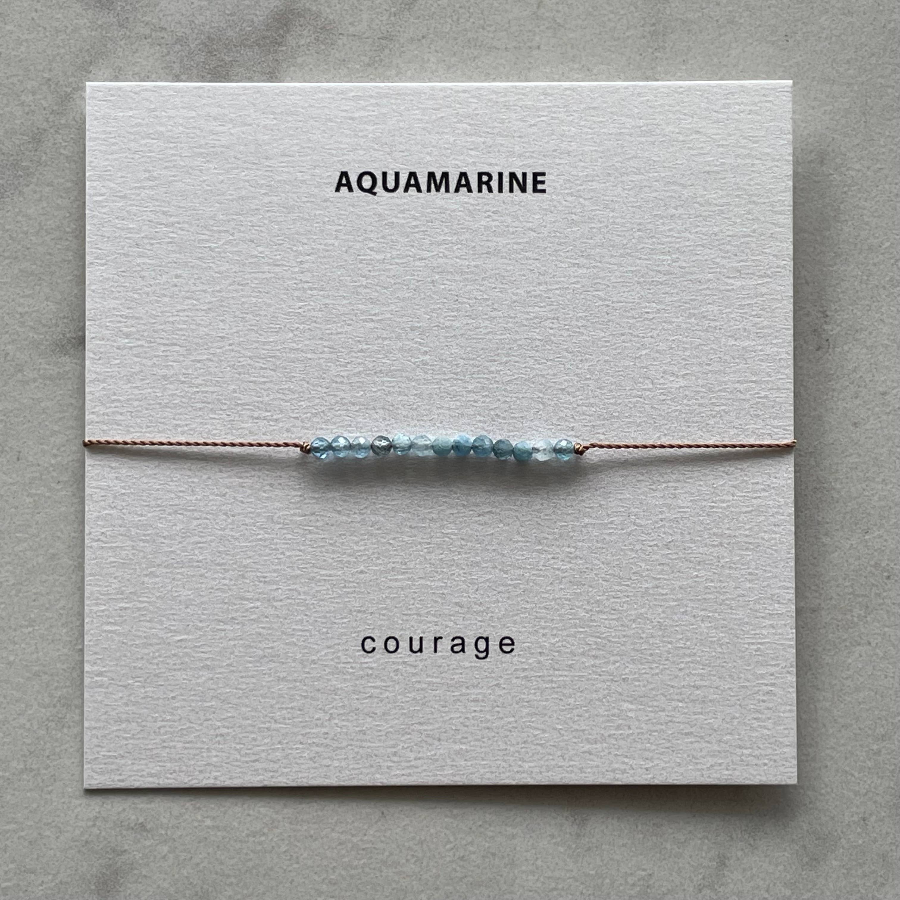 Aquamarine Bracelet | Courage