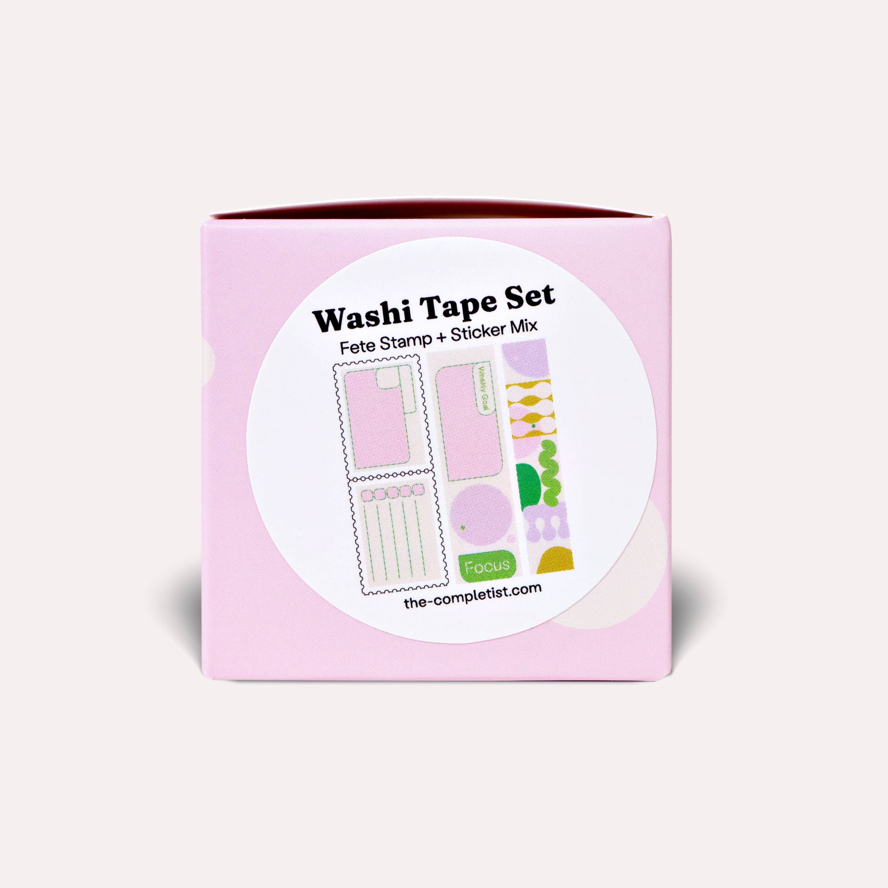 Washi Tape Set | Fete Tabs Stamp + Sticker Mix