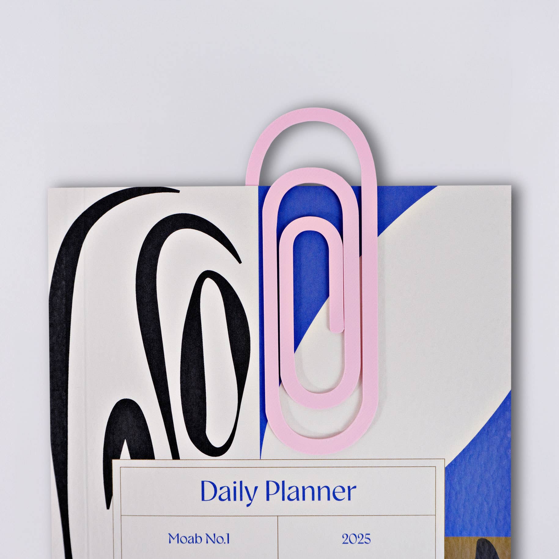 Paperclip 3D Printed Bookmark | Ultramarine