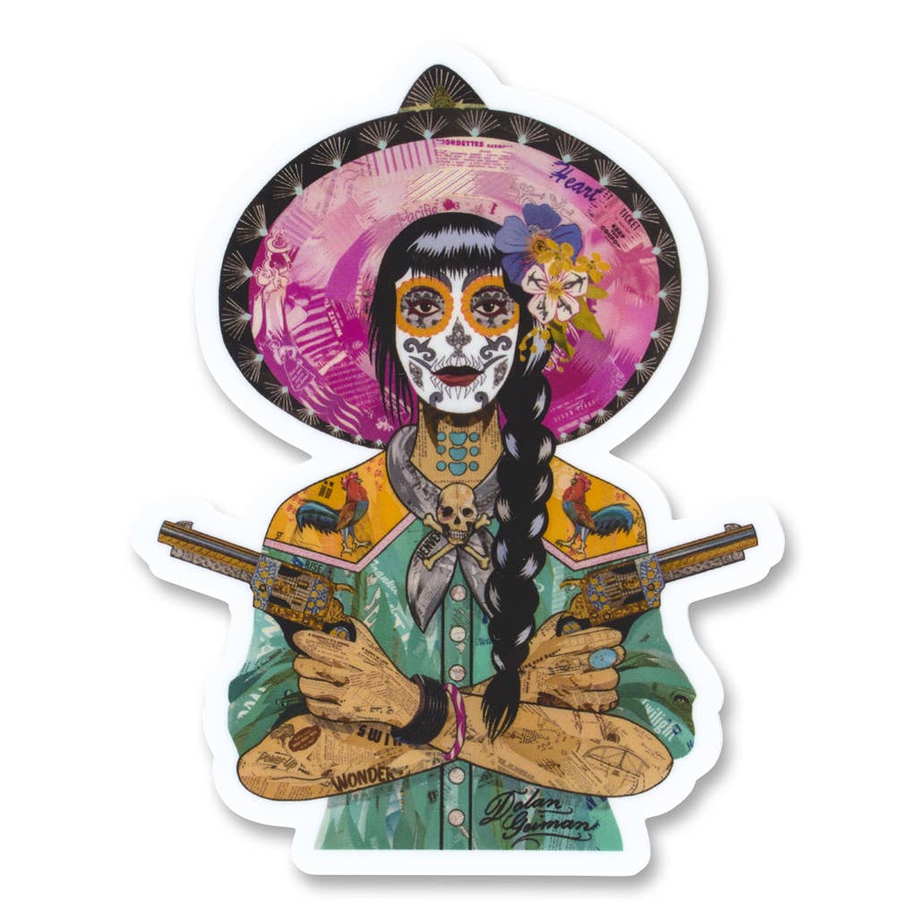 Cowgirl | Pink Libra | Vinyl Sticker