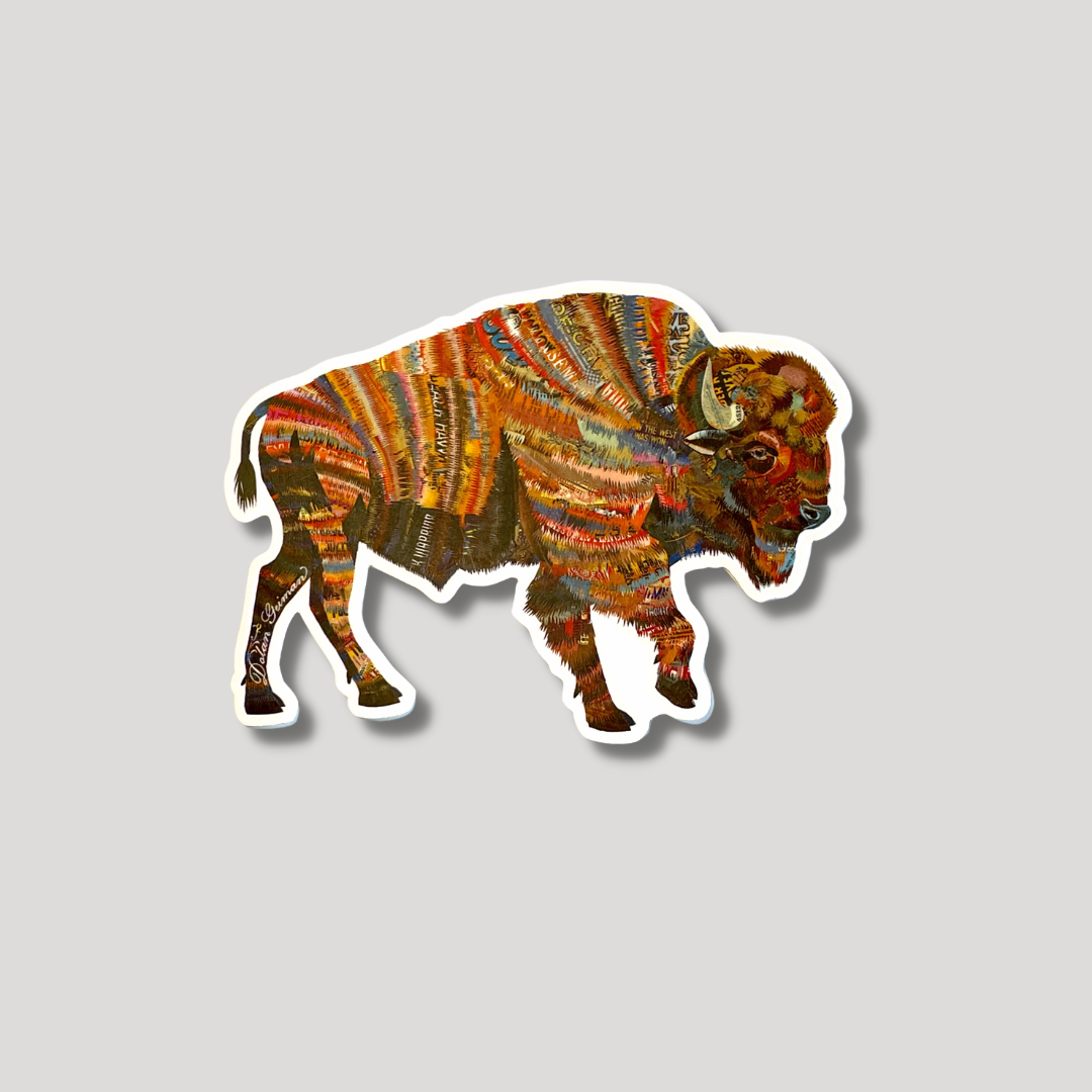 Sage King Bison | Vinyl Sticker