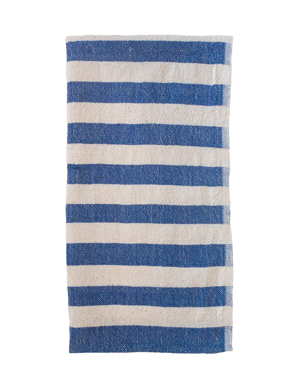 Stripe Hand Woven Cotton Hand Towel | Chambray