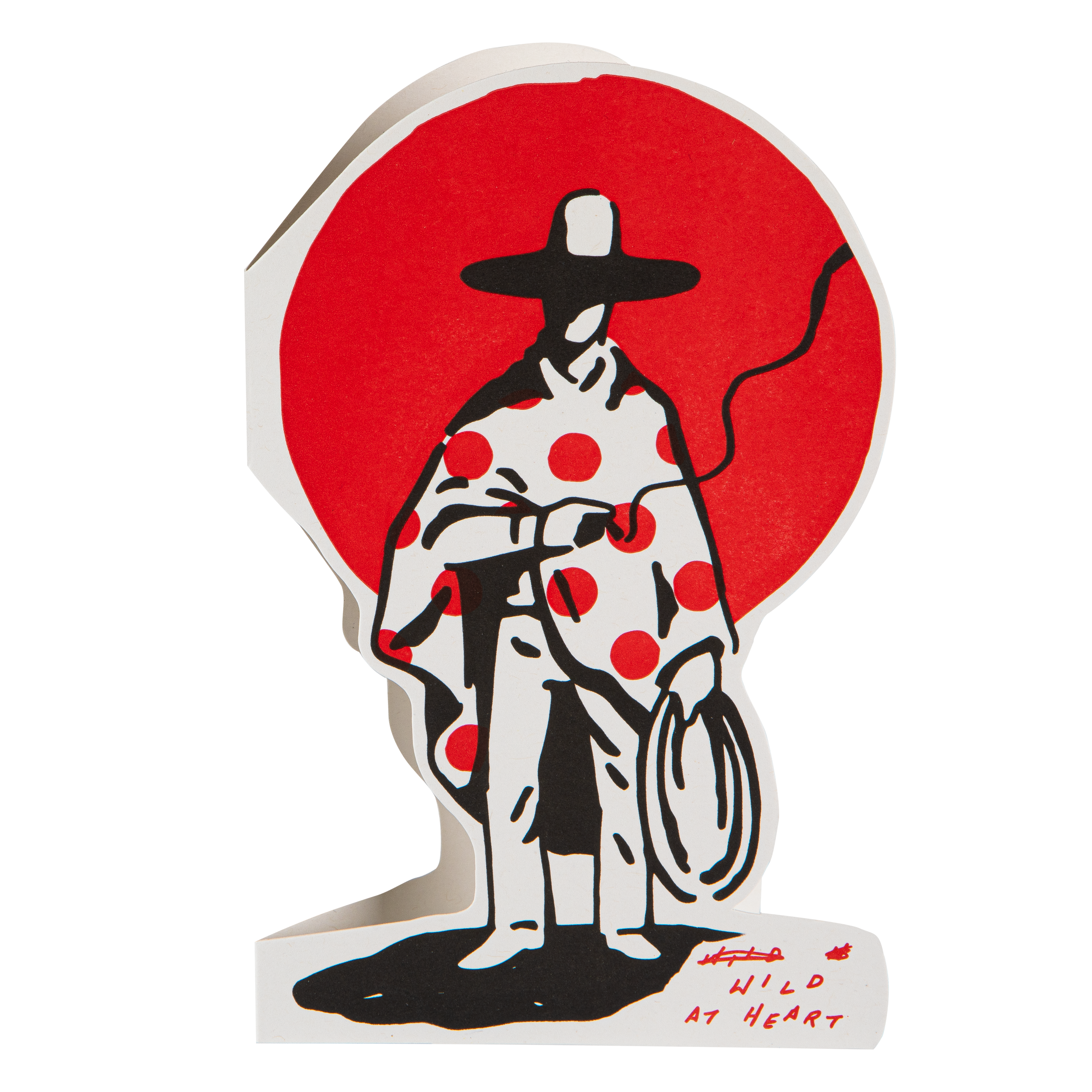 Wild At Heart Saint No | Cut-Out Greeting Card