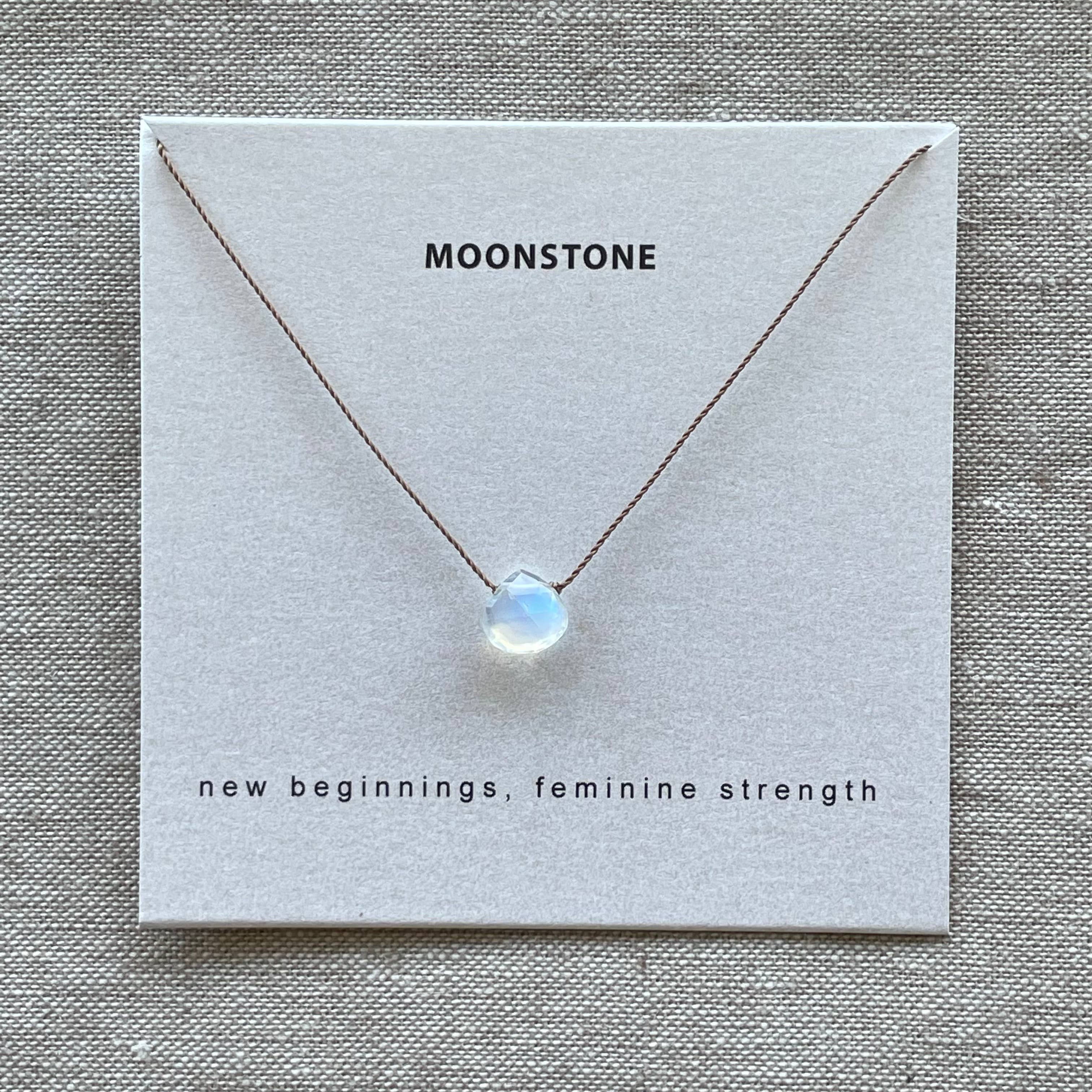 Rainbow Moonstone Necklace | New Beginnings