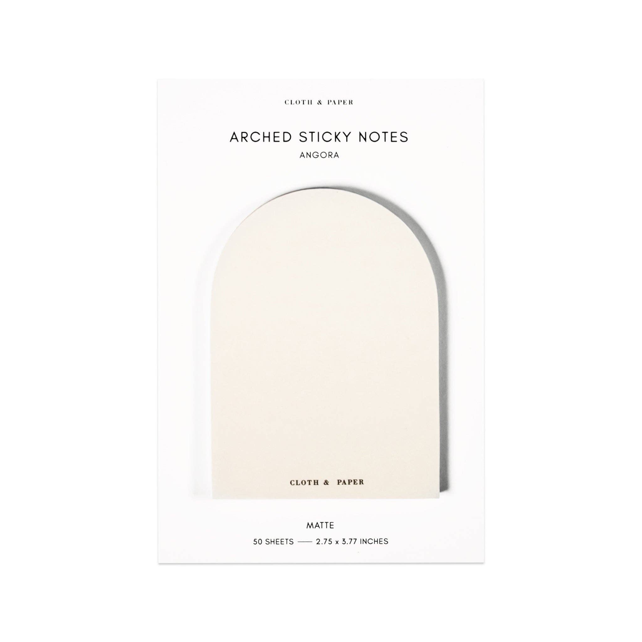 Arched Sticky Notes | Angora