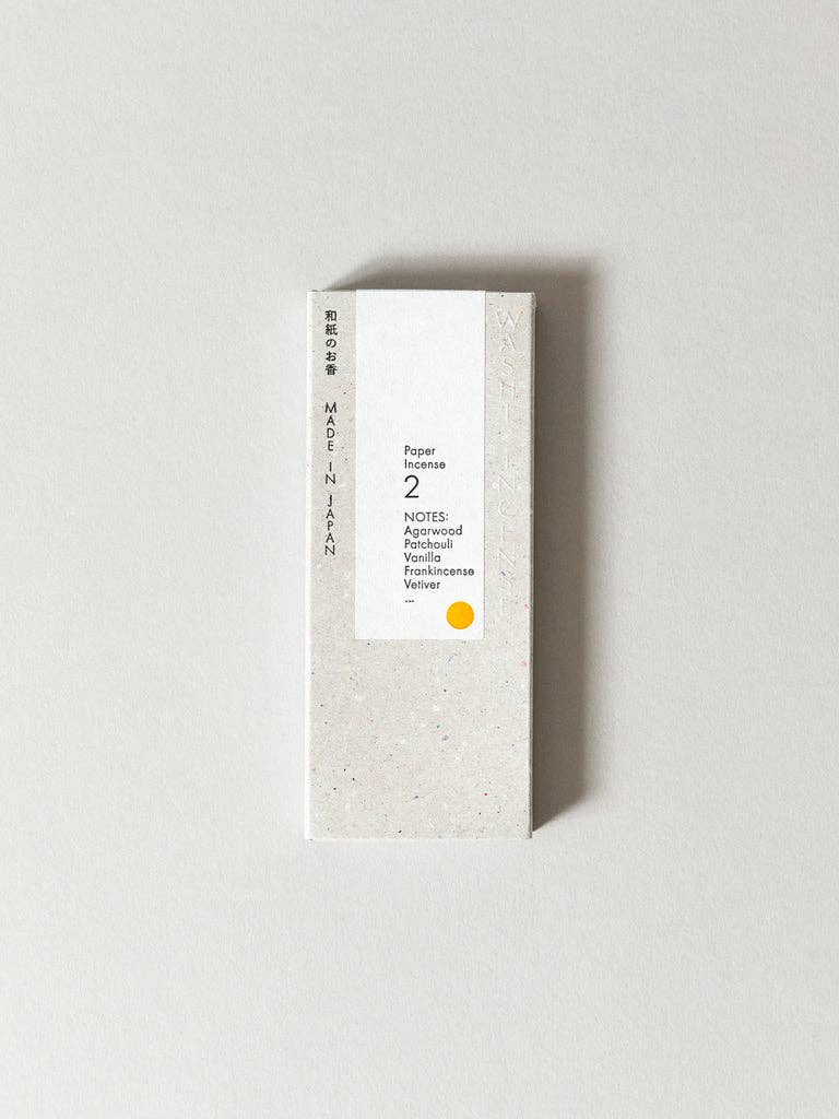 Washi Paper Incense 2 | Elegant Agarwood