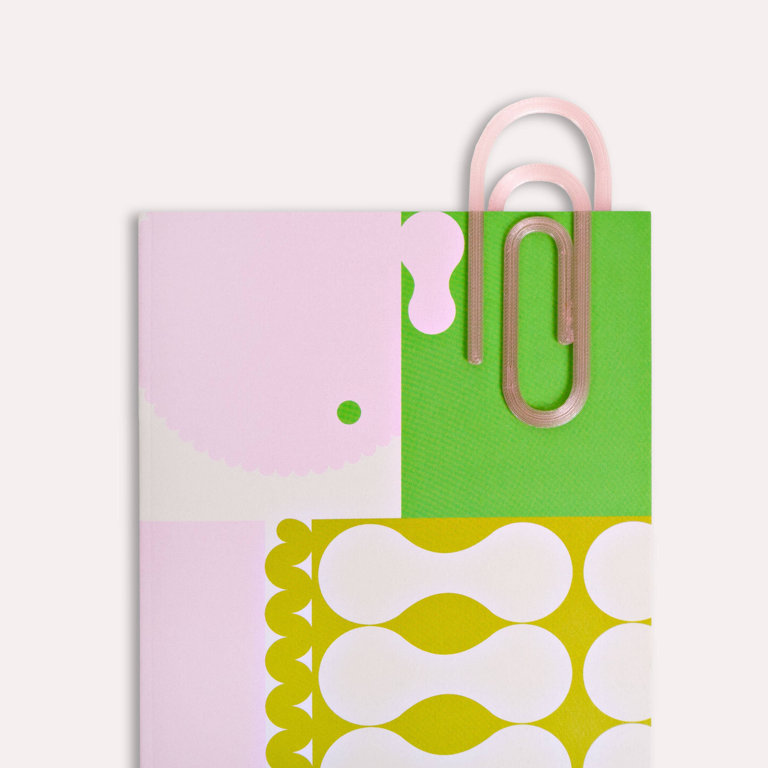 Paperclip 3D Printed Bookmark | Translucent Multicolour