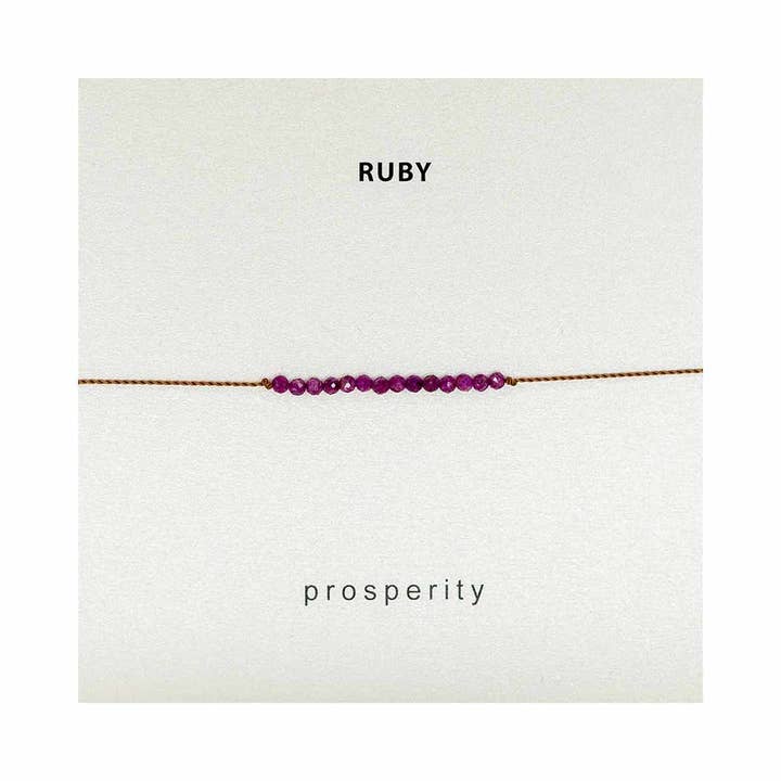 Ruby Bracelet | Prosperity