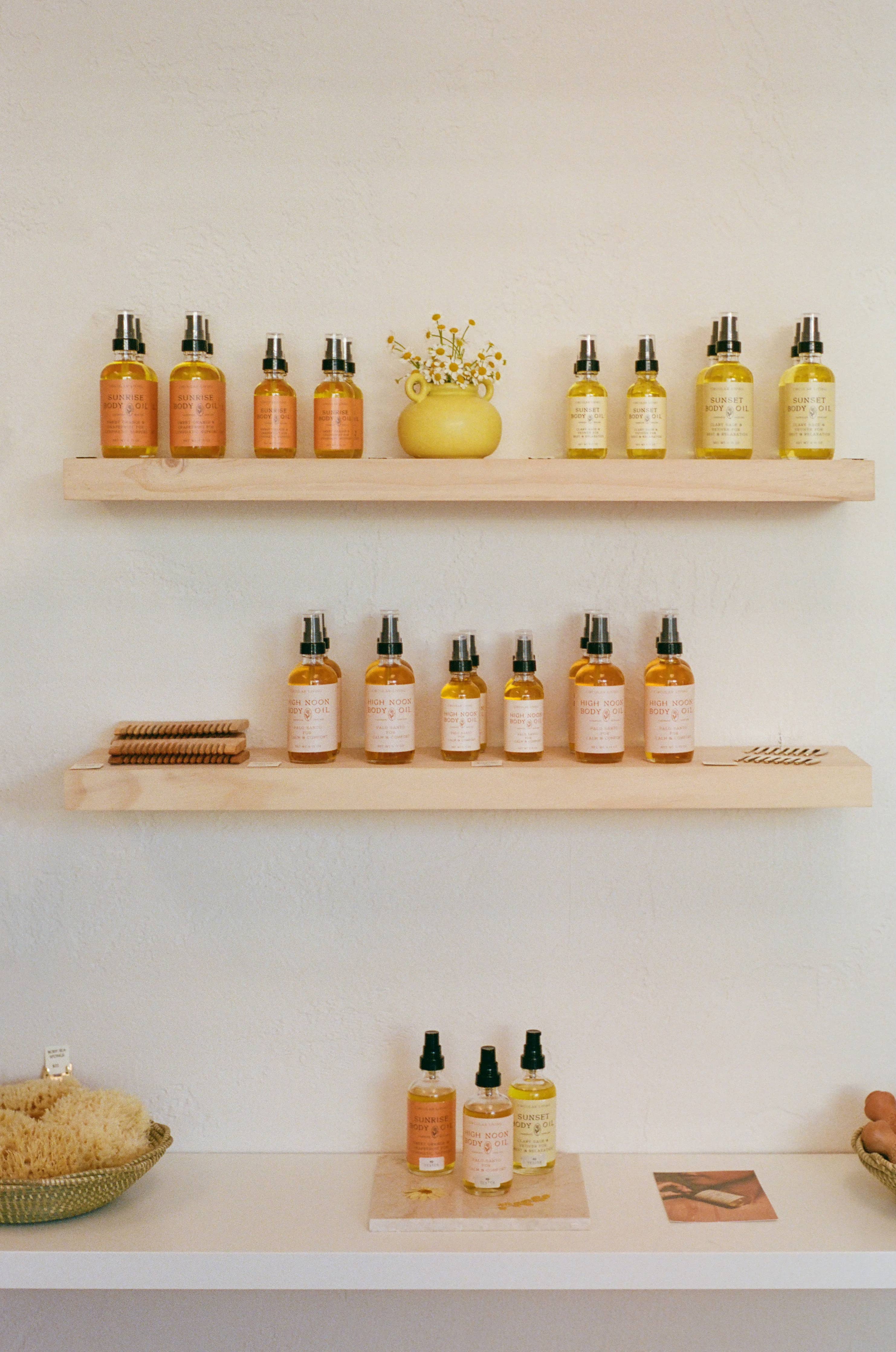 High Noon Body Oil Reusable Pump Top 4 fl oz | Palo Santo