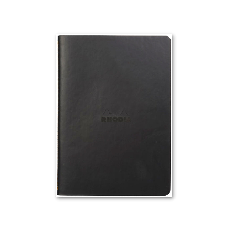 Rhodia Sewn Spine Dot Grid Notebook - A5 | Black