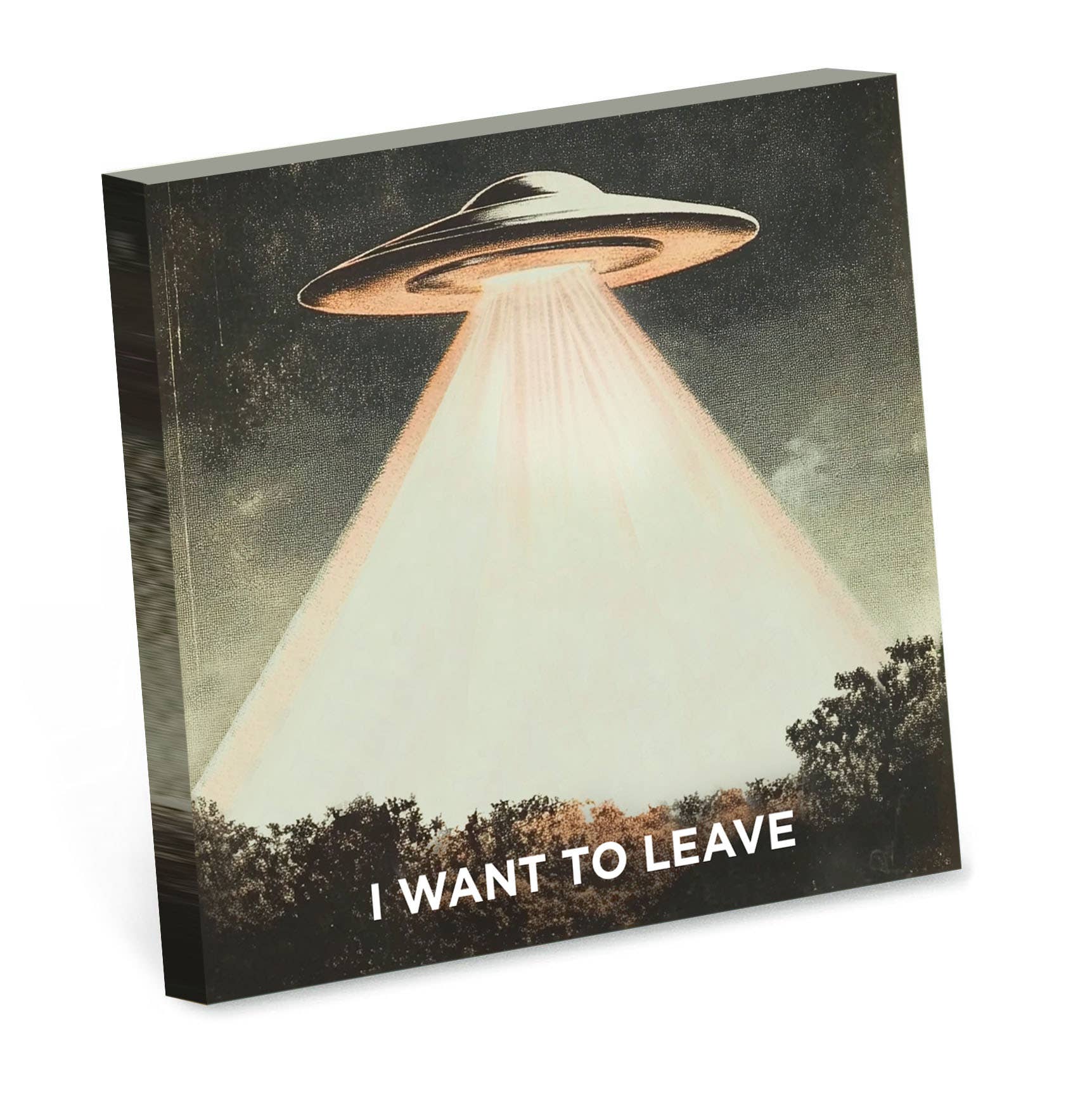 I Want to Leave | Funny Sticky Notes