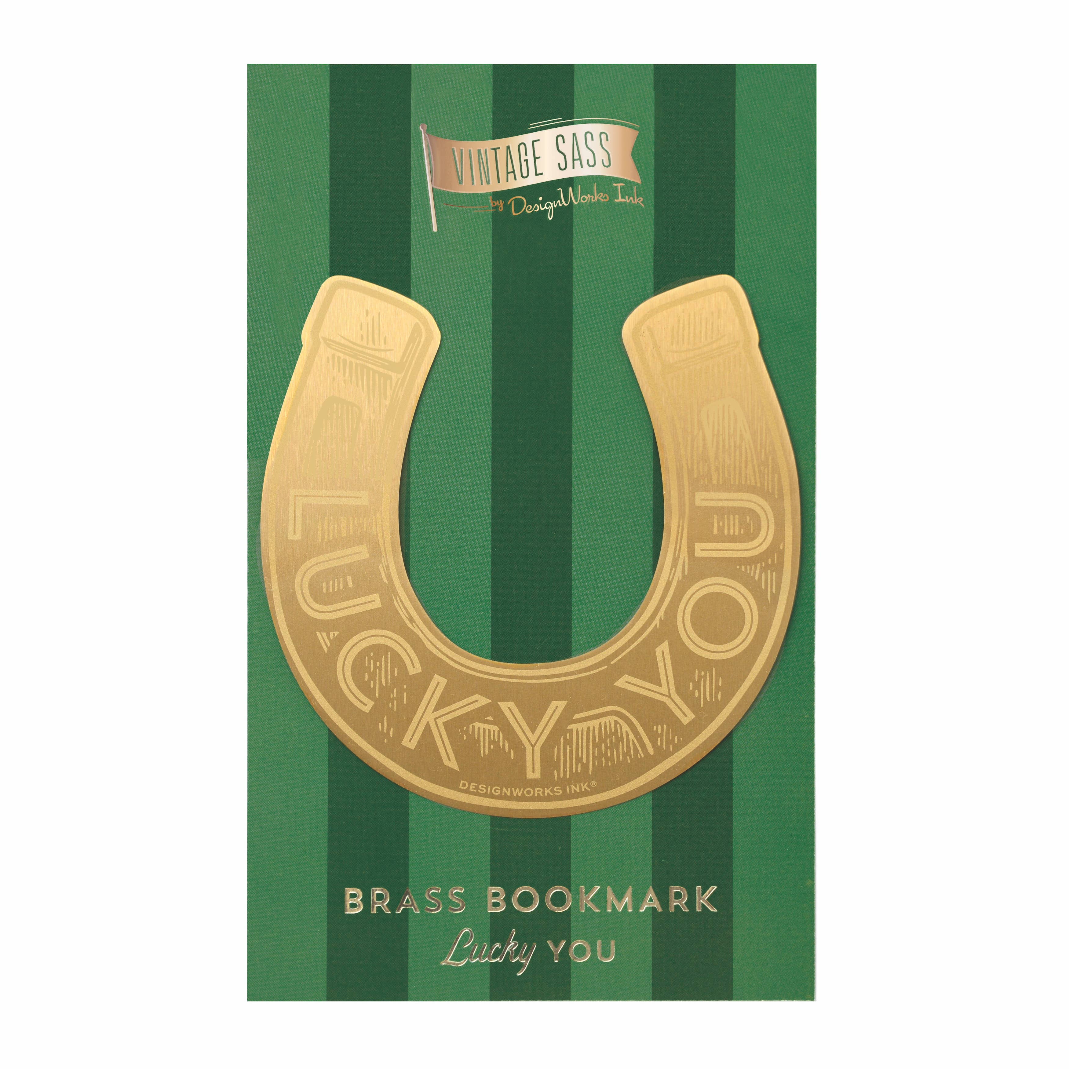 Brass Bookmark | LUCKY YOU