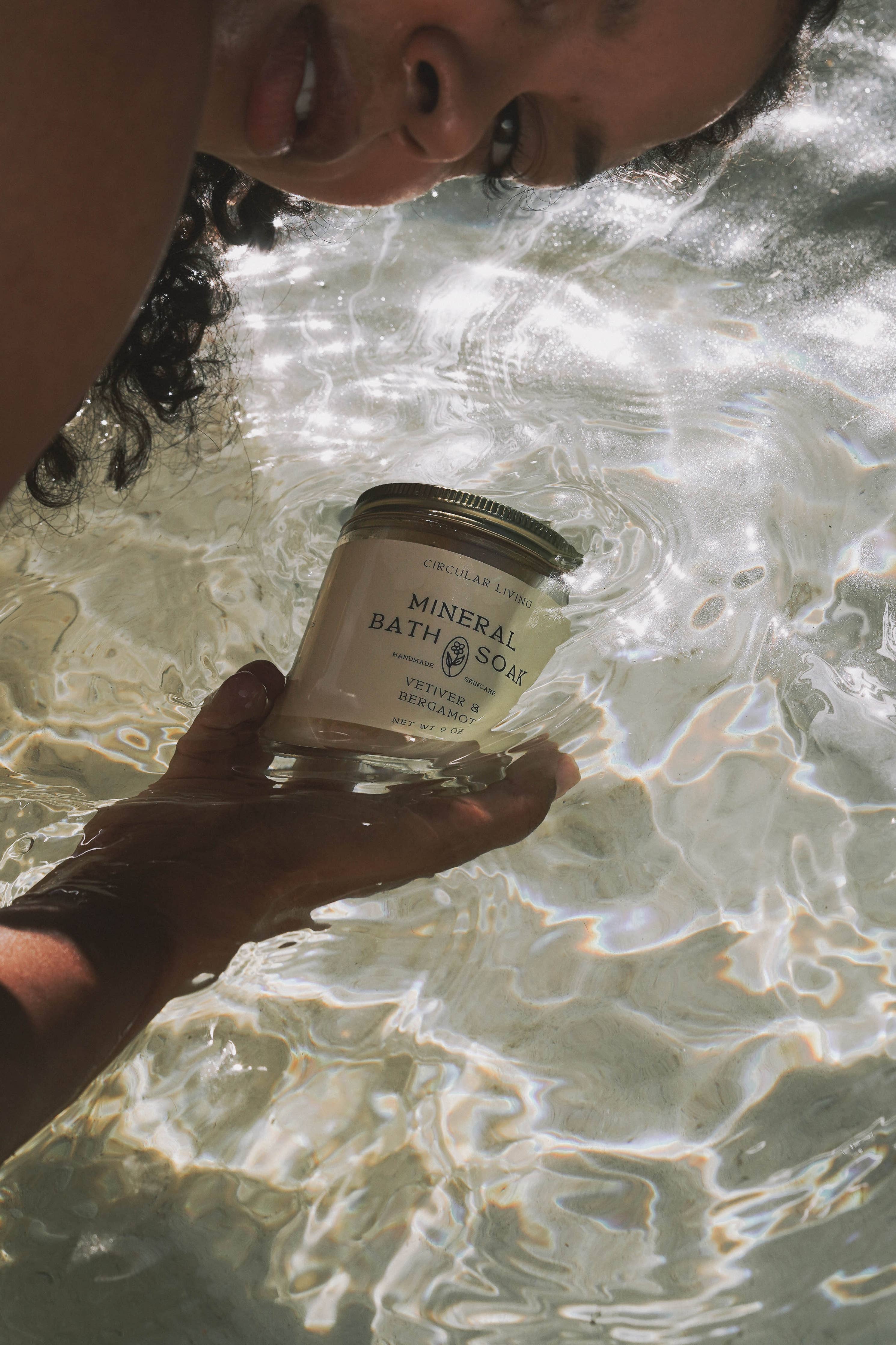 Mineral Bath Soak | Vetiver & Bergamot