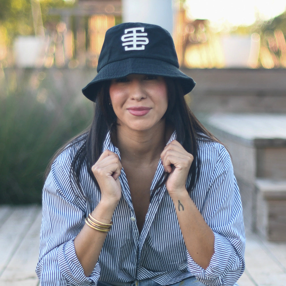 Stash Bucket Hat Black