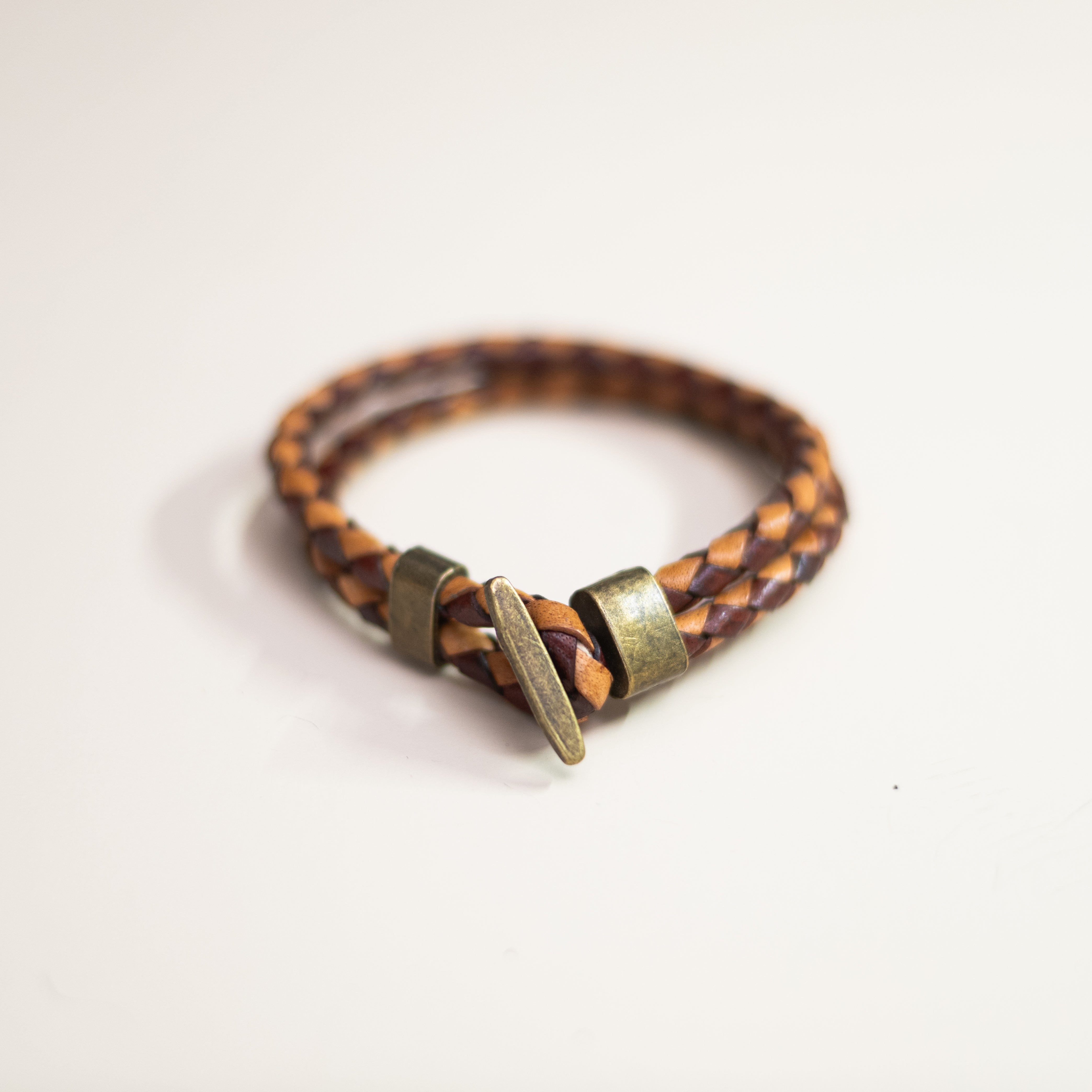 Baja Bracelet | Tan and Mahogany