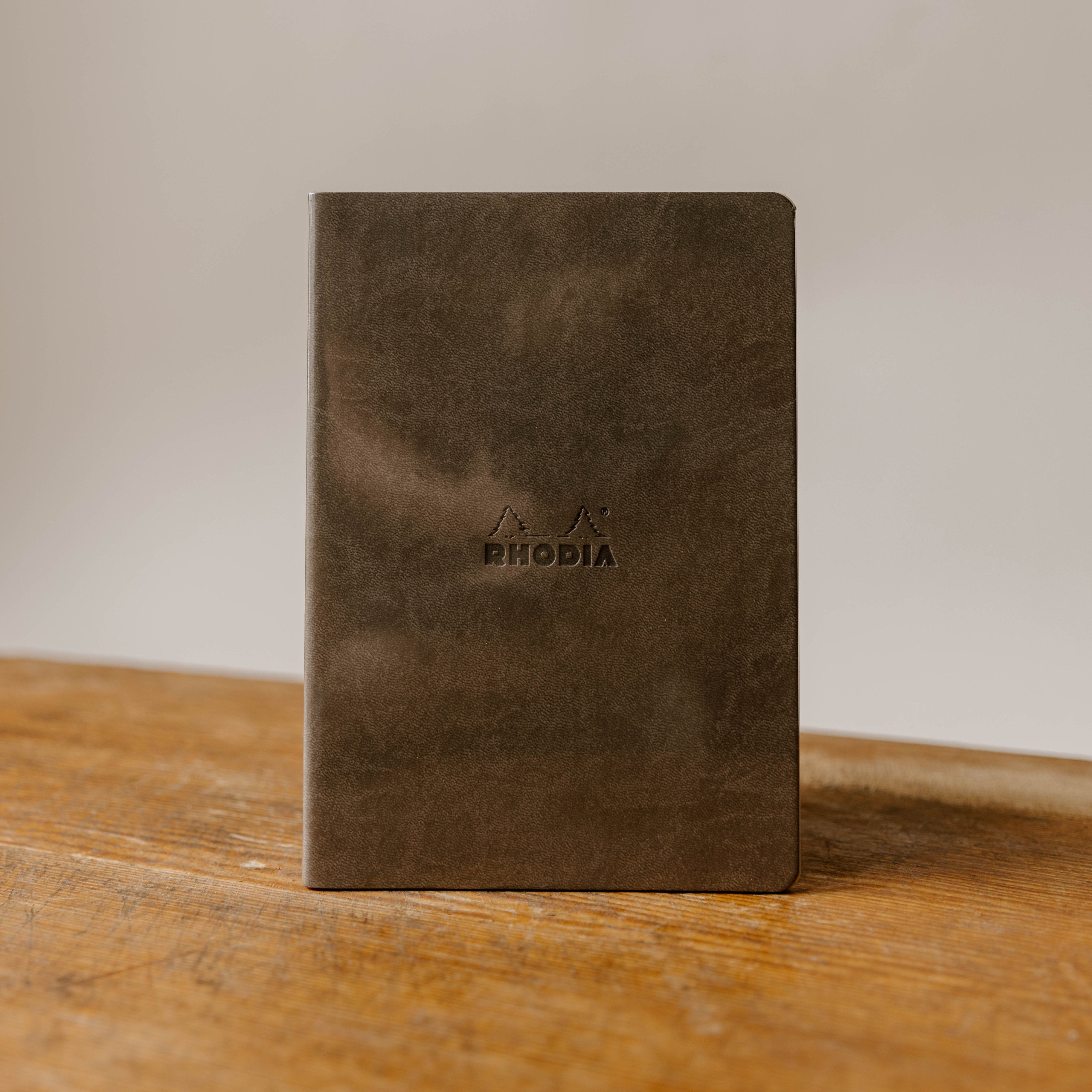 Rhodia Dot Grid Notebook - A5 | Taupe