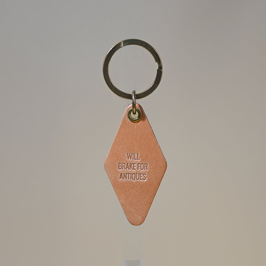 Hotel Keychain | Will Brake for Antiques