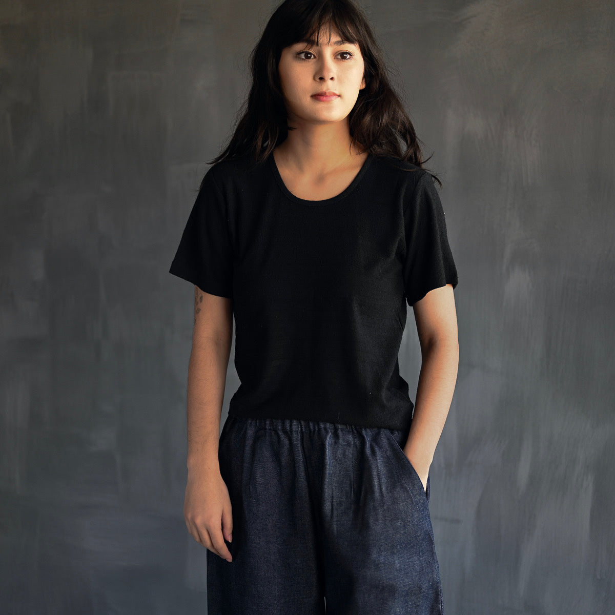 Crew T-shirt | Black