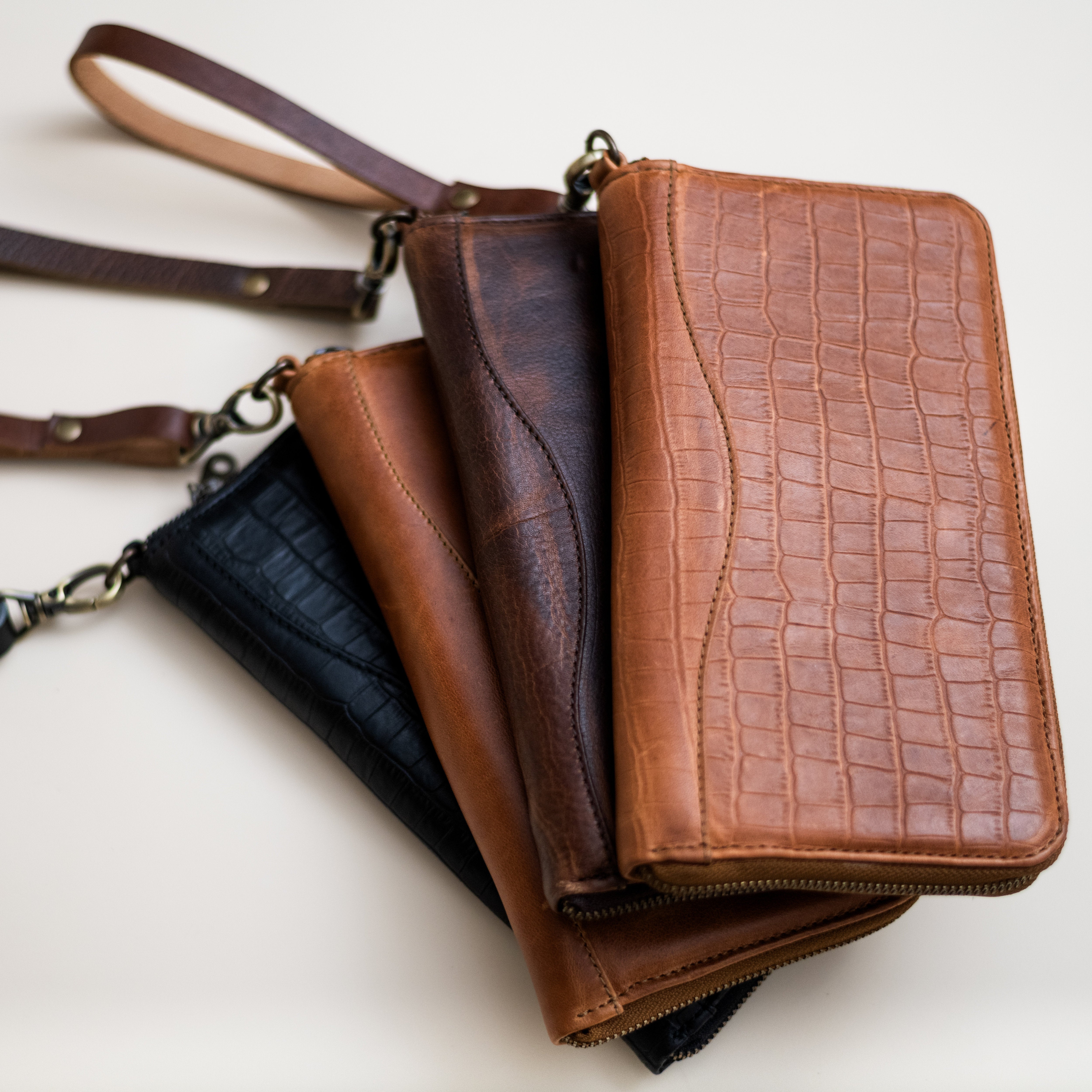 Passport Case | Luxe Black Croc