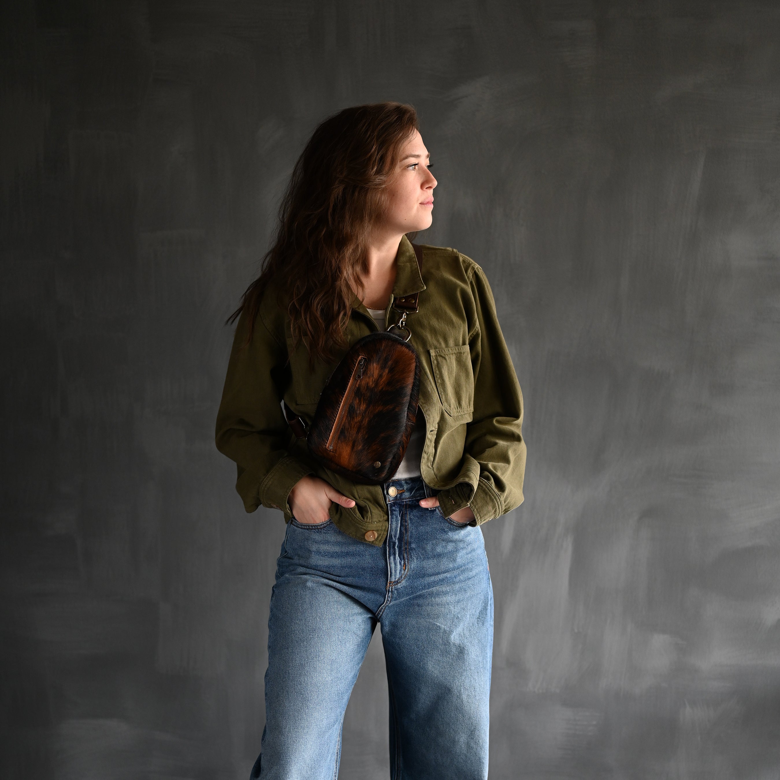 Men's Cody Recycled Cotton Jacket | Fatigue