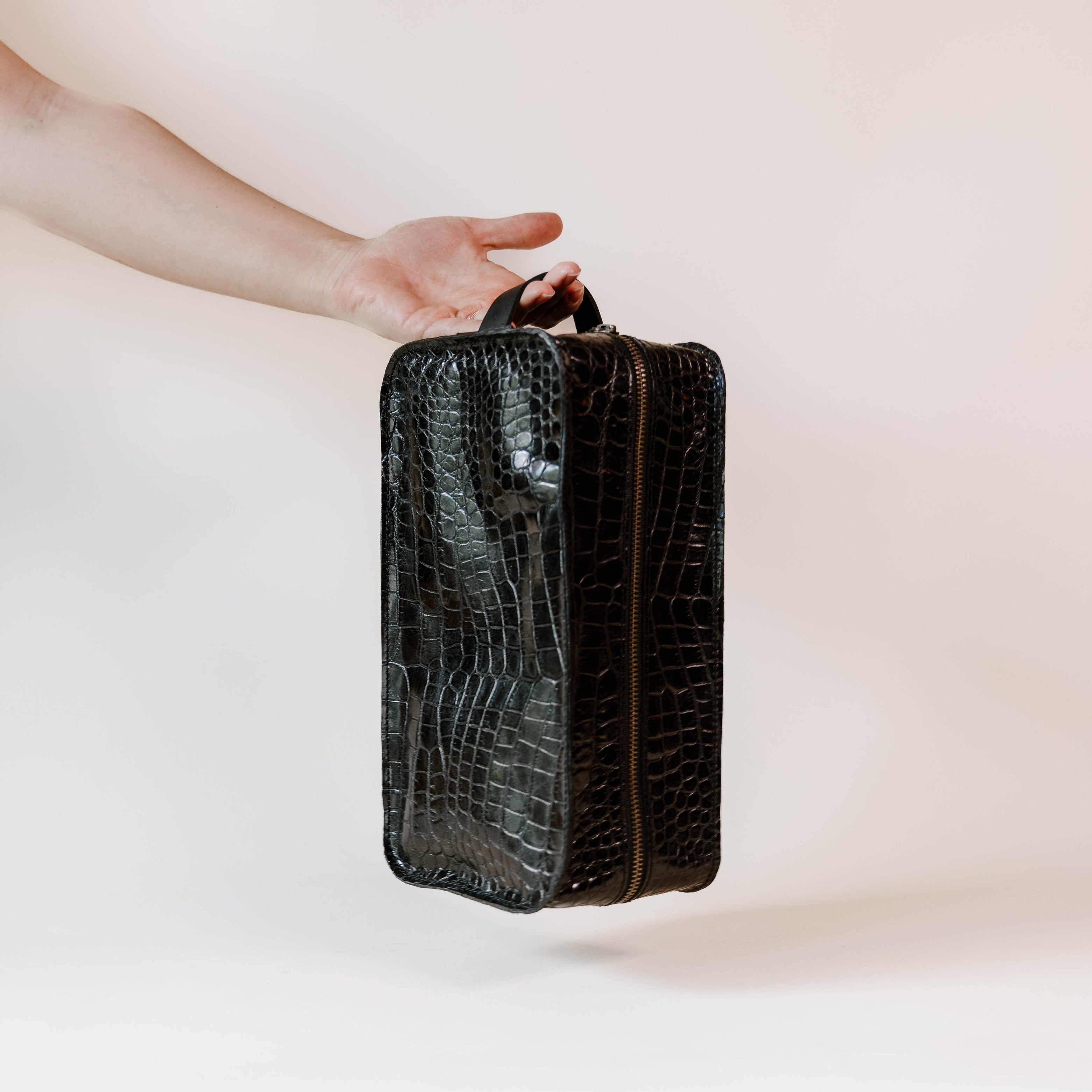 Dopp Kit | Midnight Croc