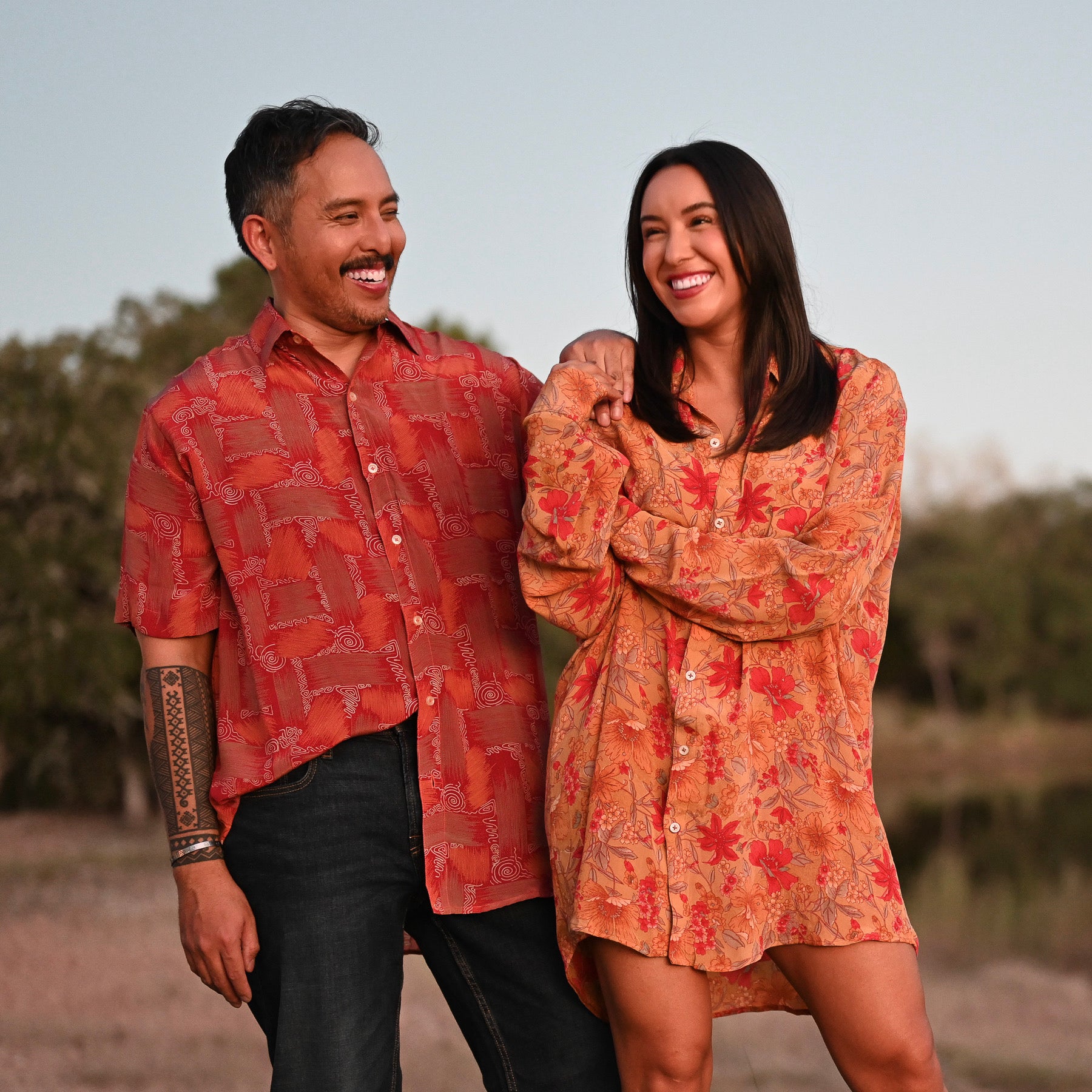 Short Sleeve Boyfriend Button-up | Rico