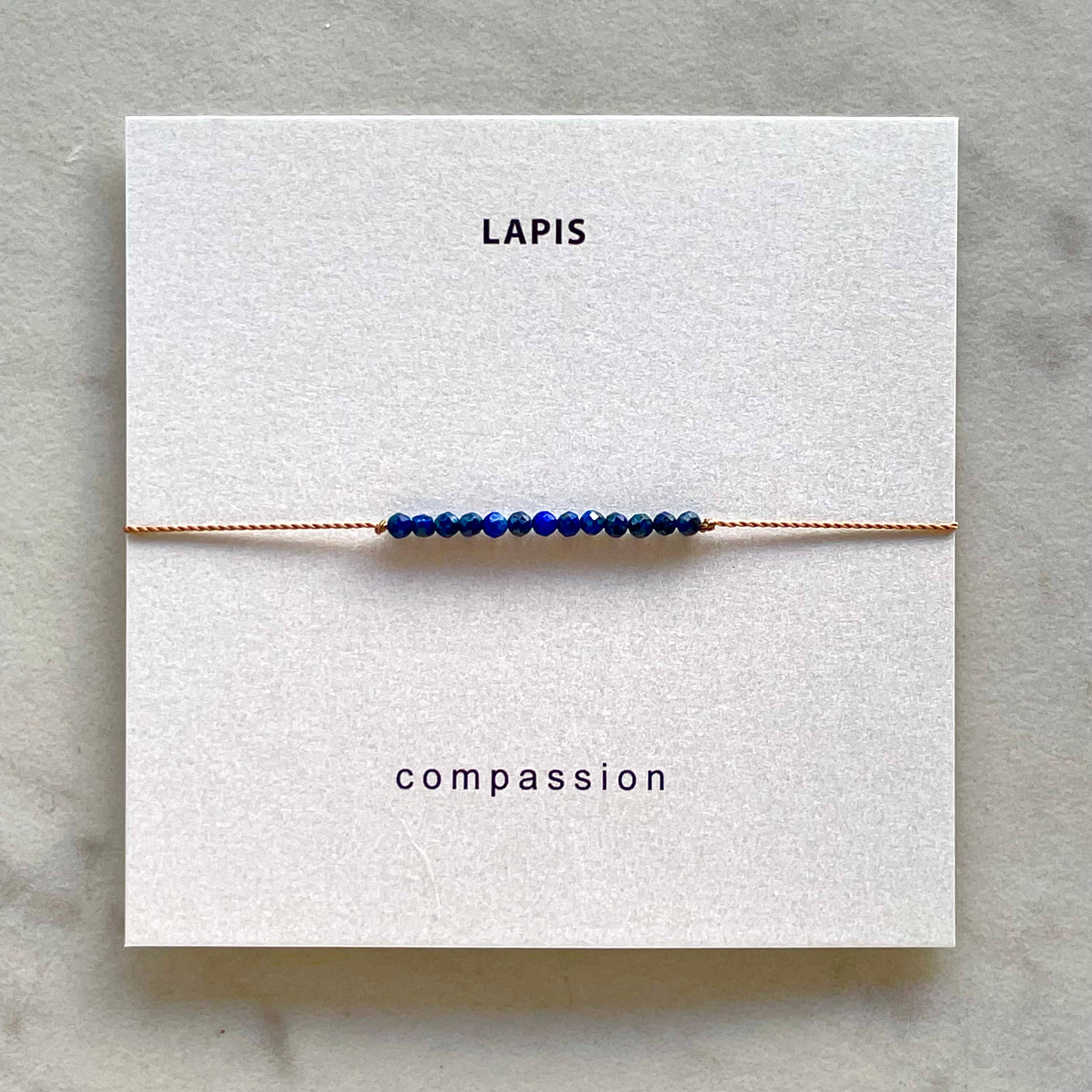Lapis Lazuli Bracelet | Compassion