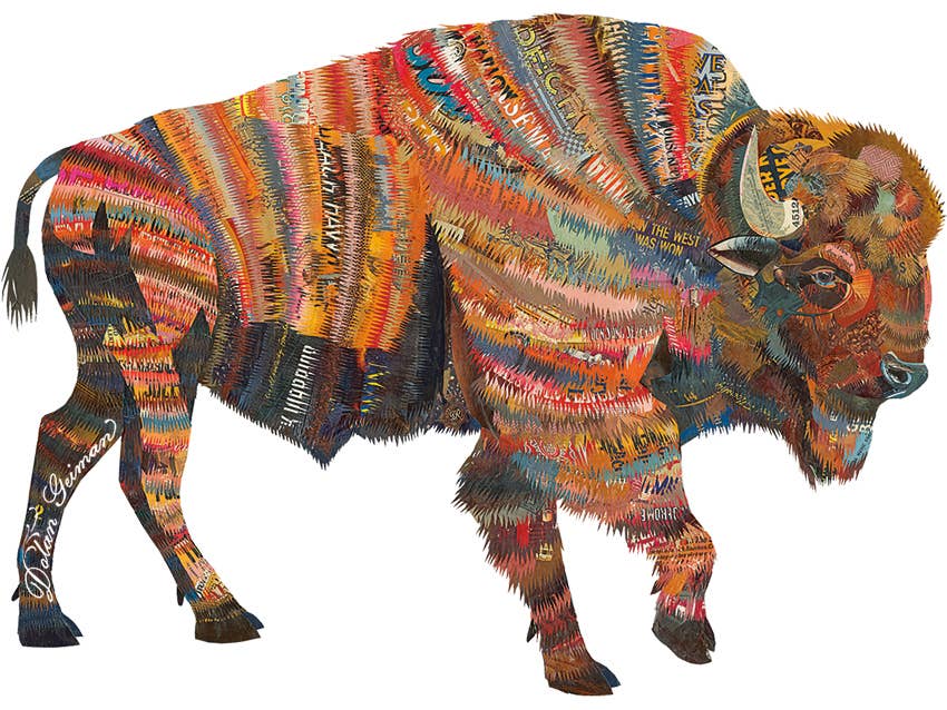 Sage King Bison | Vinyl Sticker