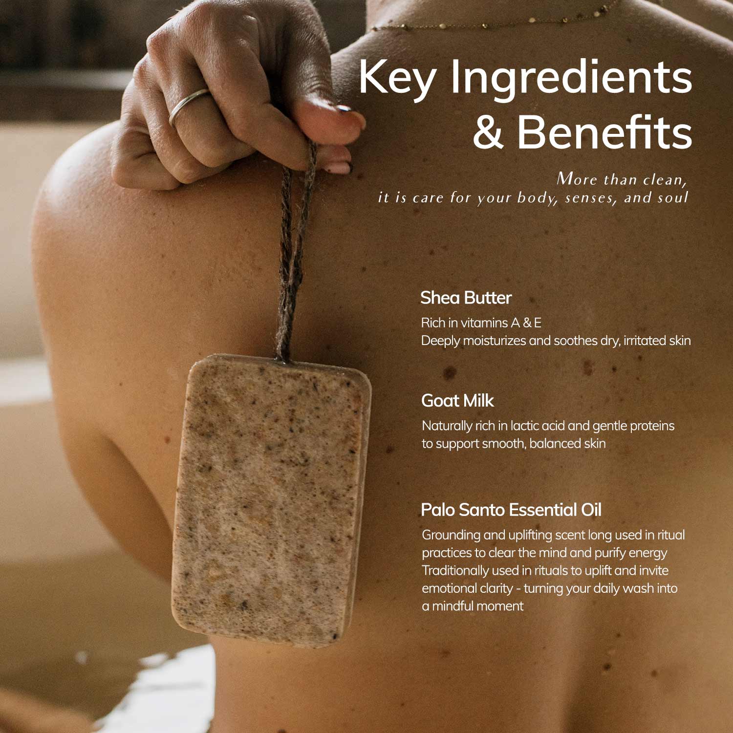 Palo Santo Exfoliating Massage Bar Soap LE