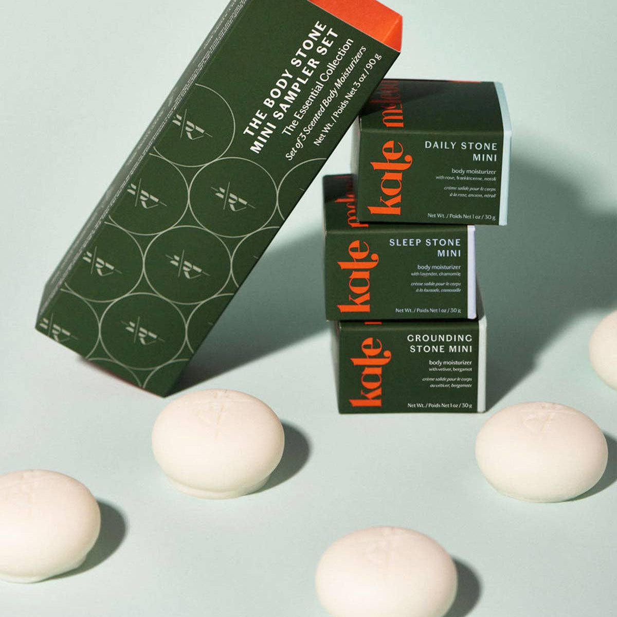 The Body Stone Scent Discovery Set | Lotion Bar Trio