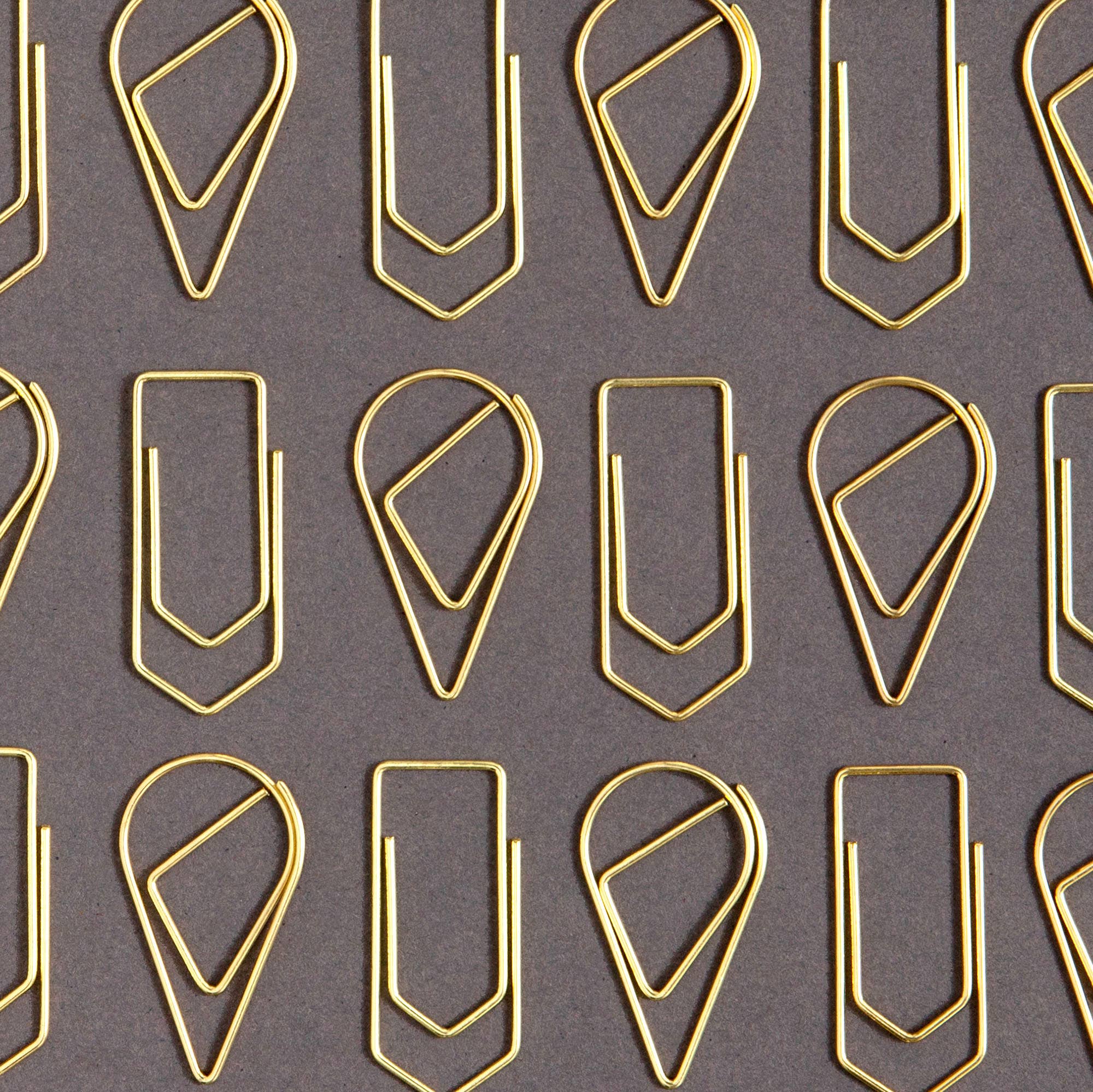 Keep It Together Paper Clips | Gold