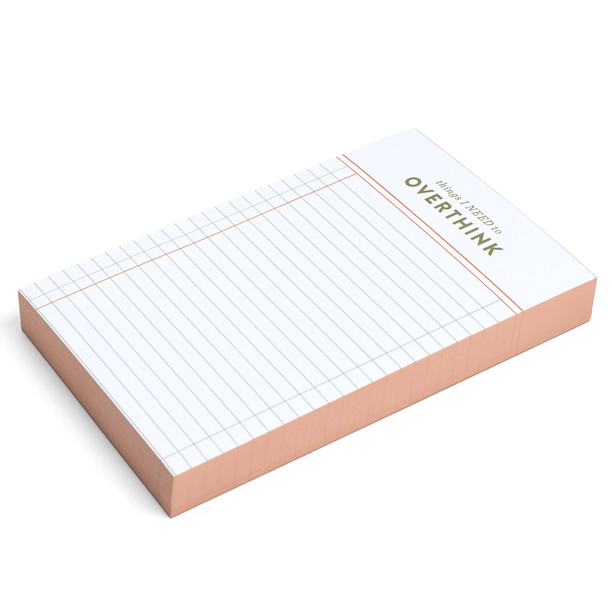 Things I Need To Overthink Notepad