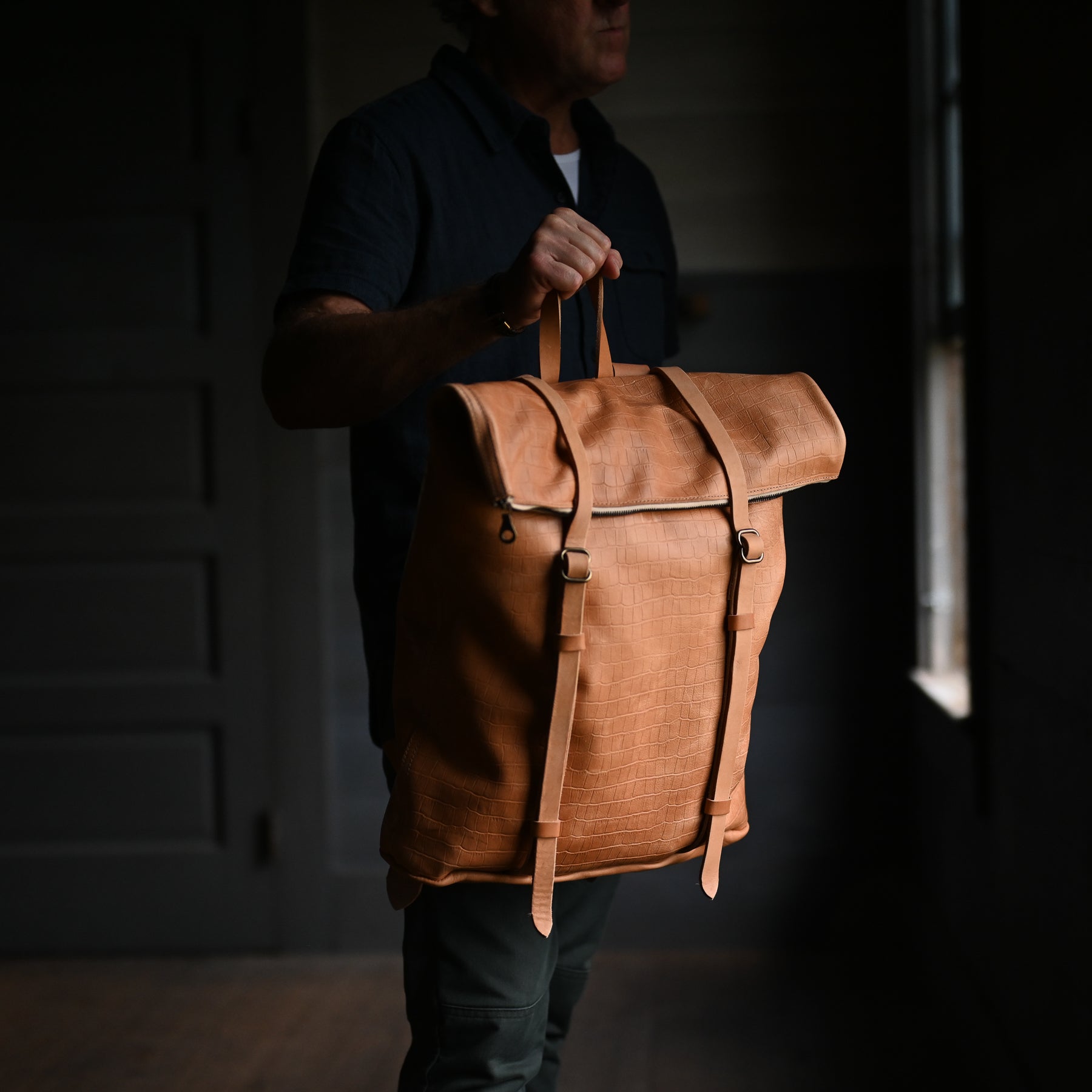 Kayak Pack | Luxe Natural Croc