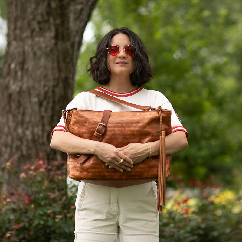 Modern Attaché LE | Luxe Mahogany Croc