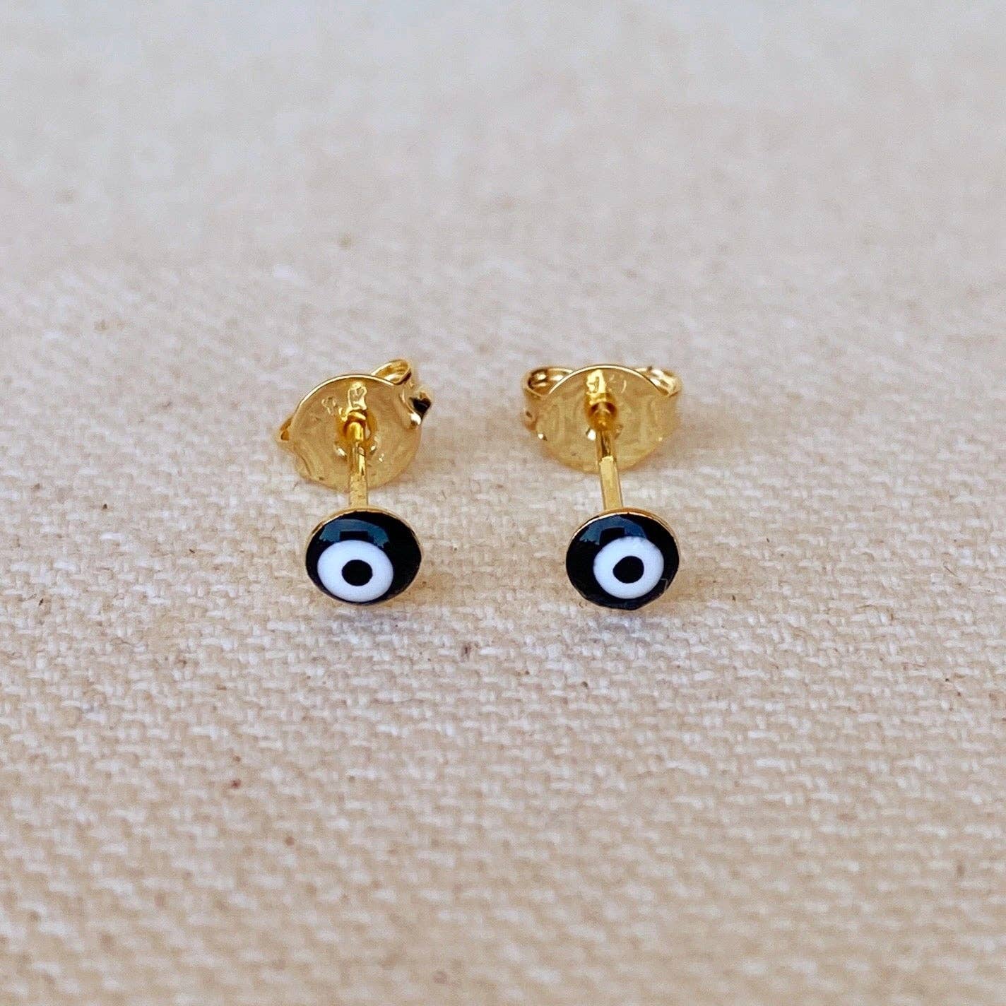 Evil Eye Studs | Black