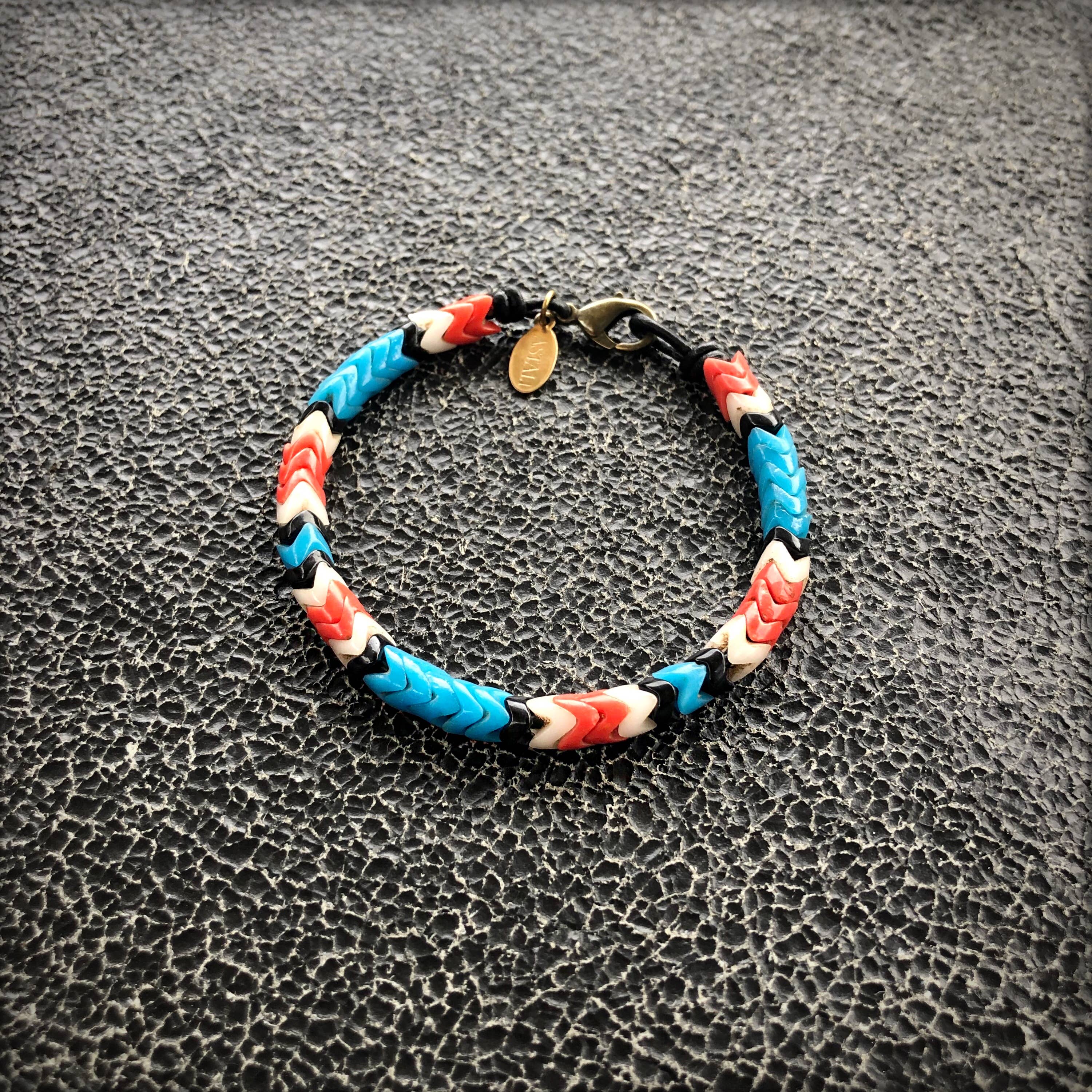 Thunderbird Snake Glass Bracelet