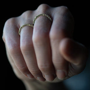 WE ARE CLOSER NOW | Stacking Ring
