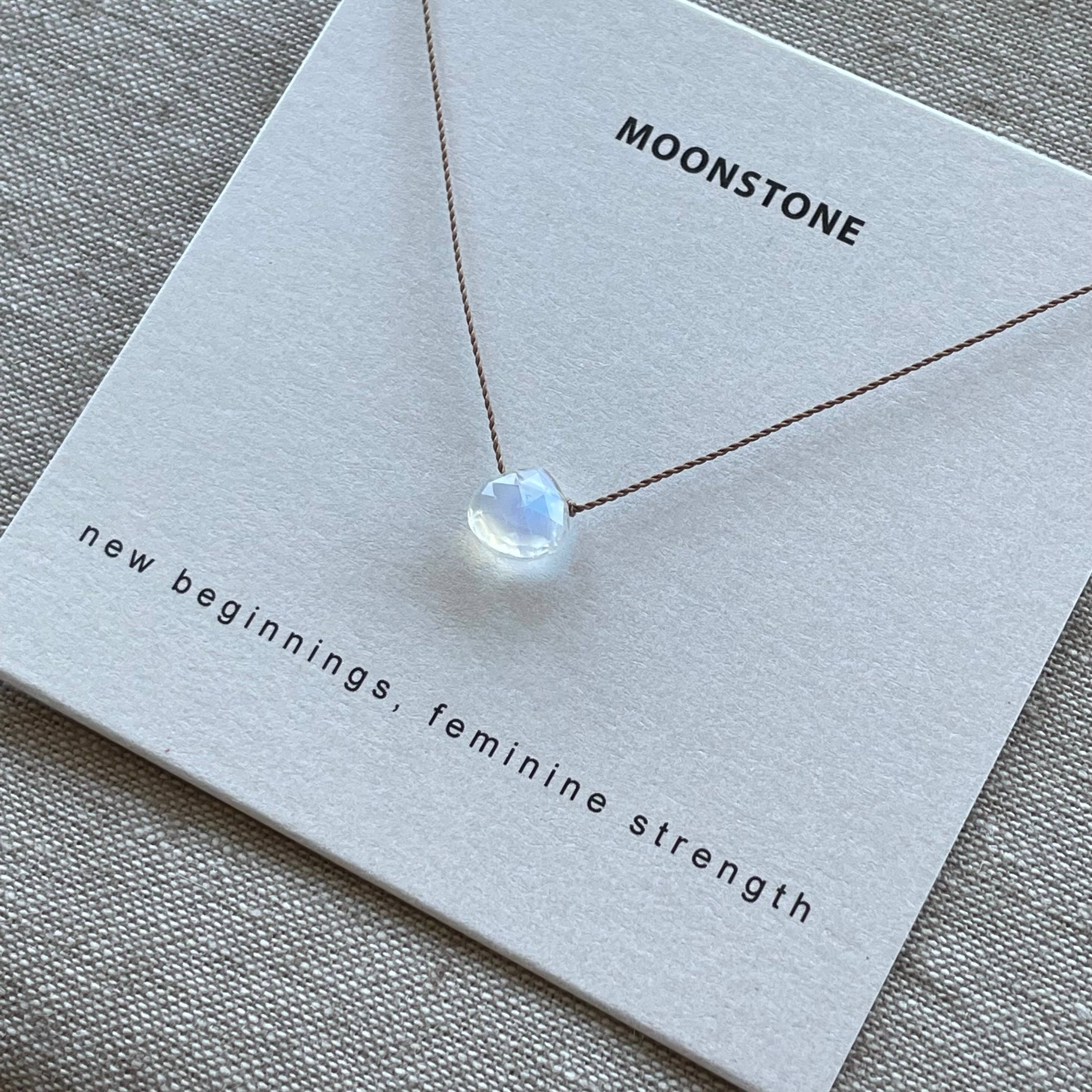 Rainbow Moonstone Necklace | New Beginnings