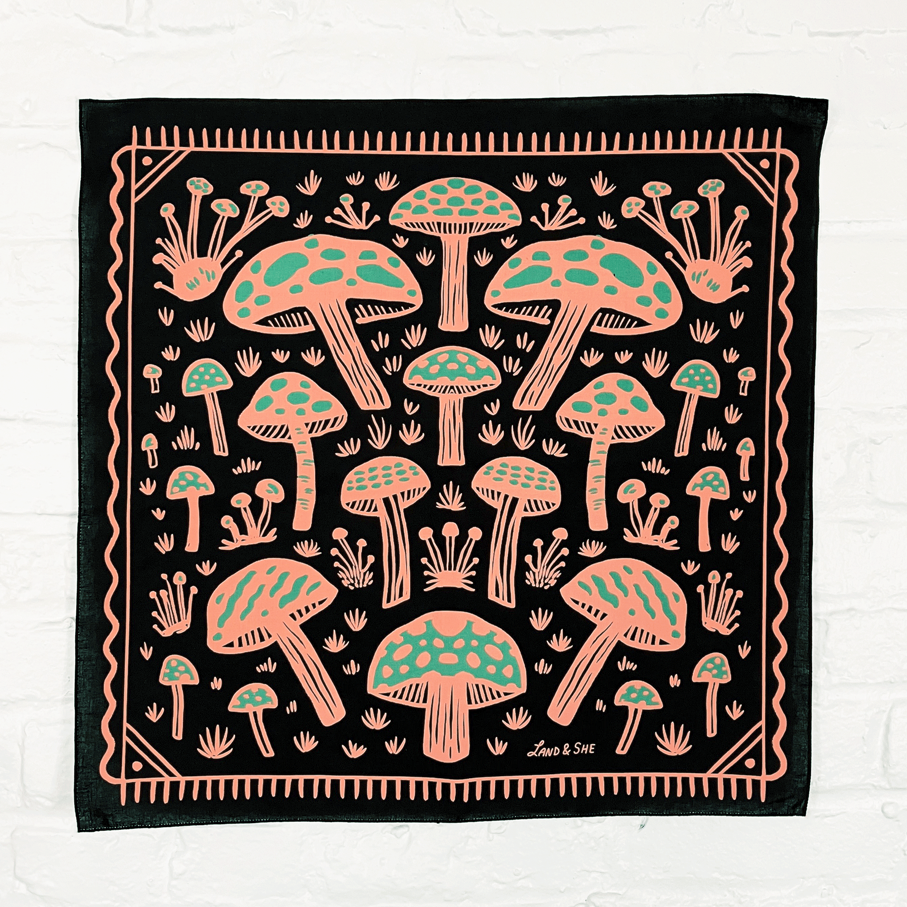 Field of Mushrooms | Bandana