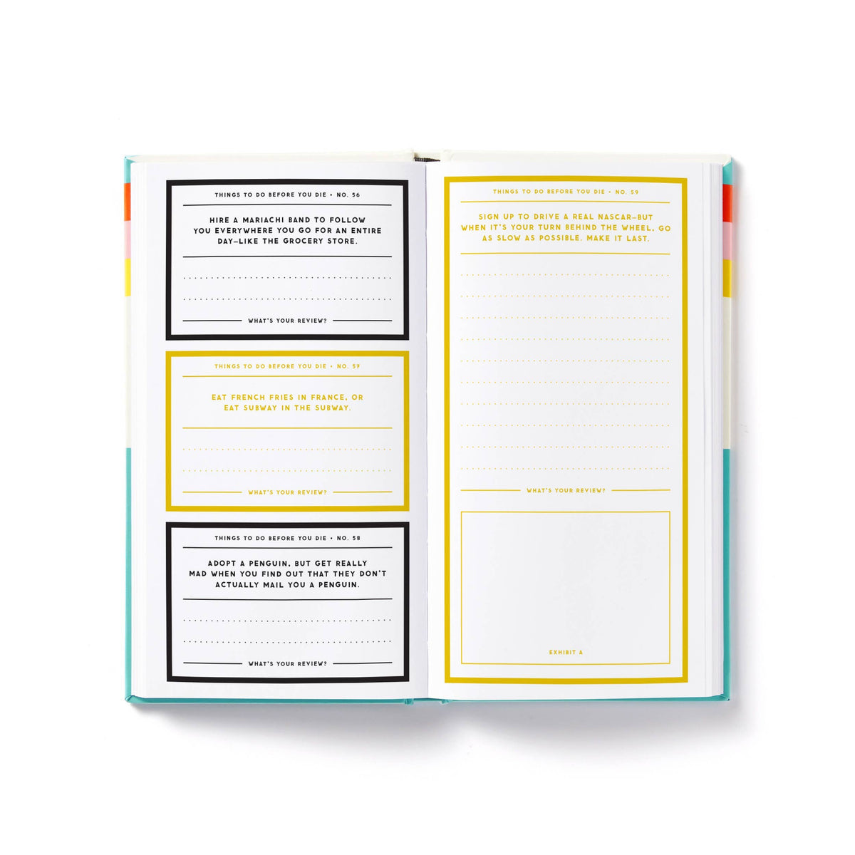 A Million Things to Do Before You Die | Prompted Journal