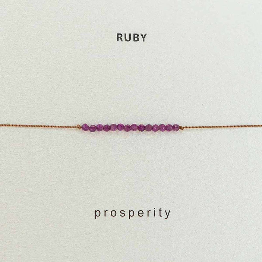 Ruby Bracelet | Prosperity