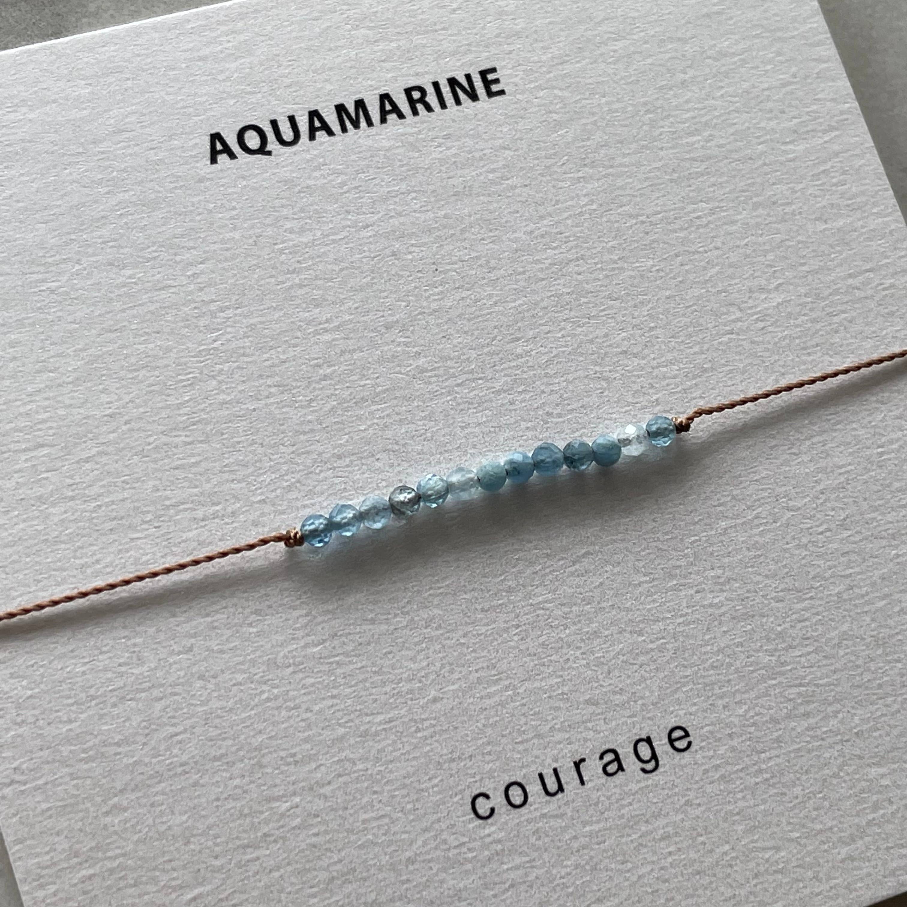 Aquamarine Bracelet | Courage