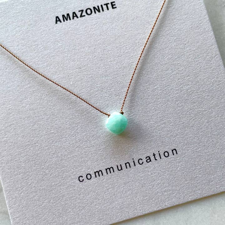 Amazonite Necklace | Communication