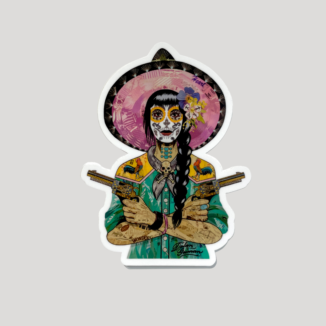 Cowgirl | Pink Libra | Vinyl Sticker