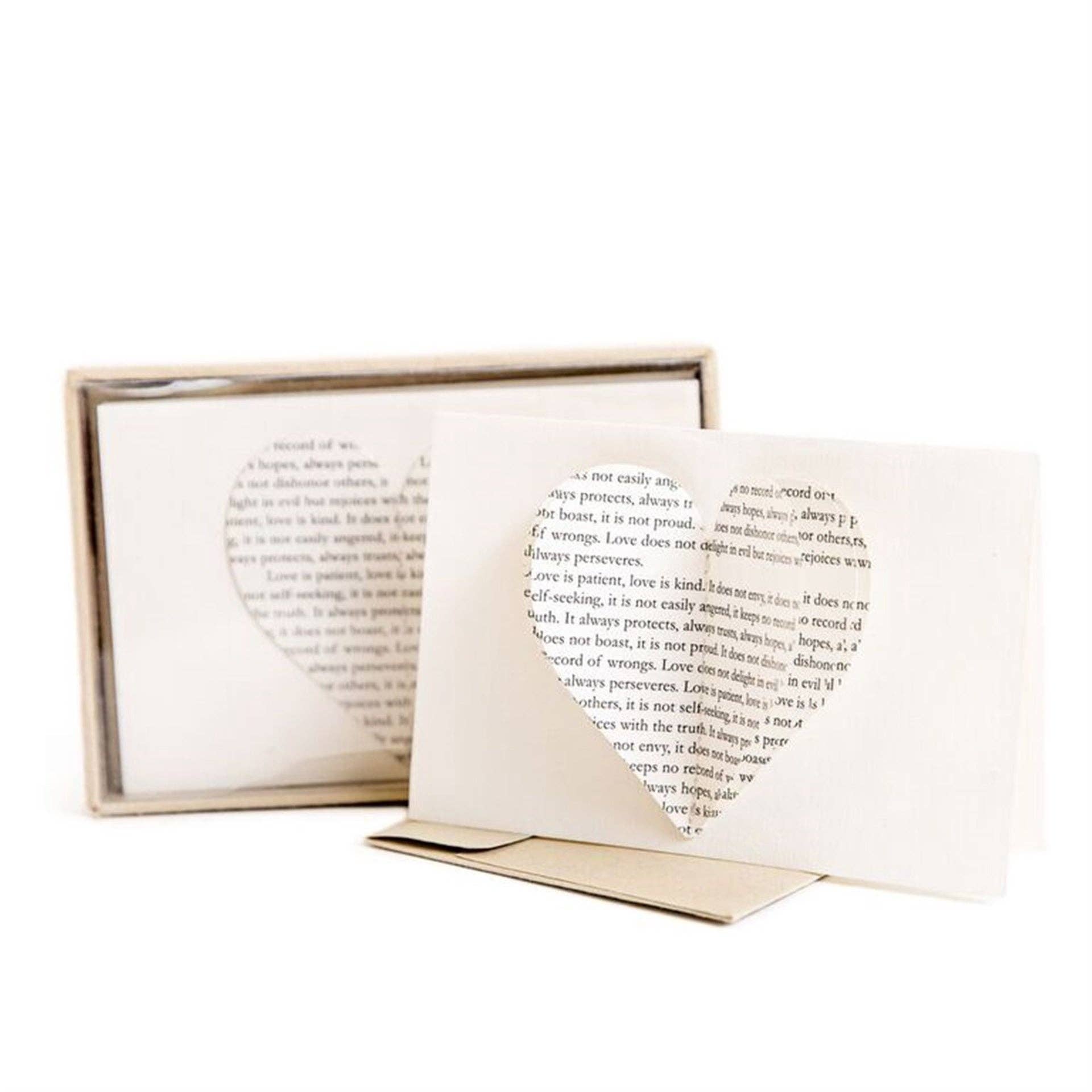 Embroidered Heart Notecards | Set of 6