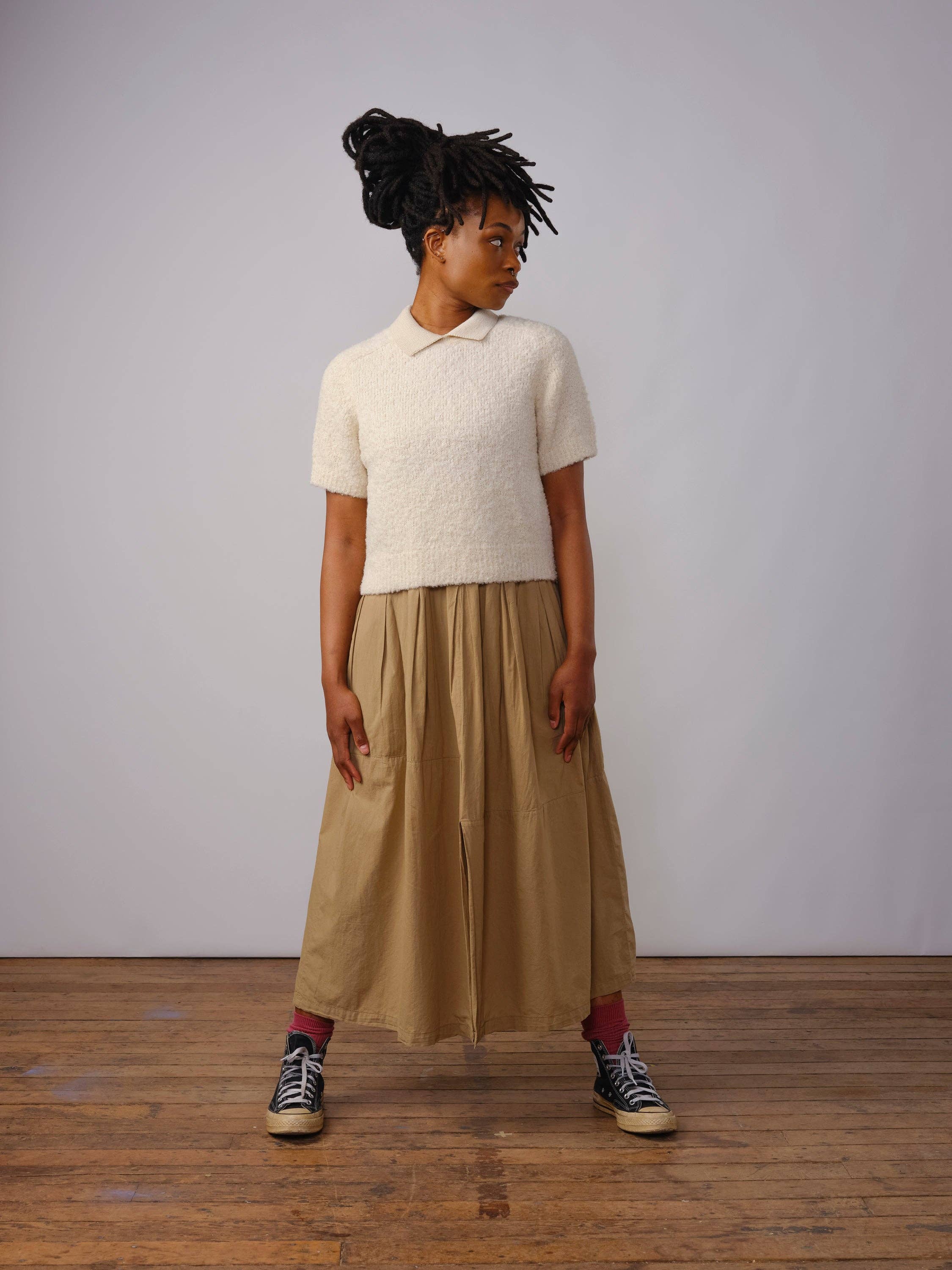 Ramona Bouclé Polo | Calcite