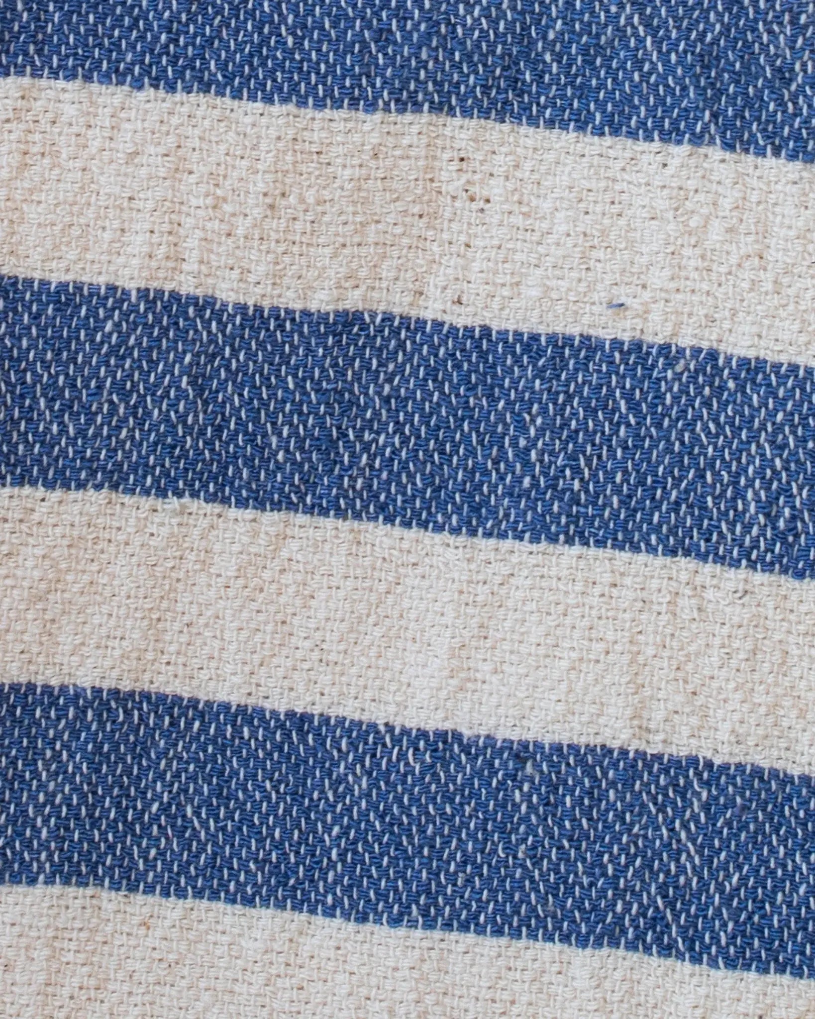 Stripe Hand Woven Cotton Hand Towel | Chambray