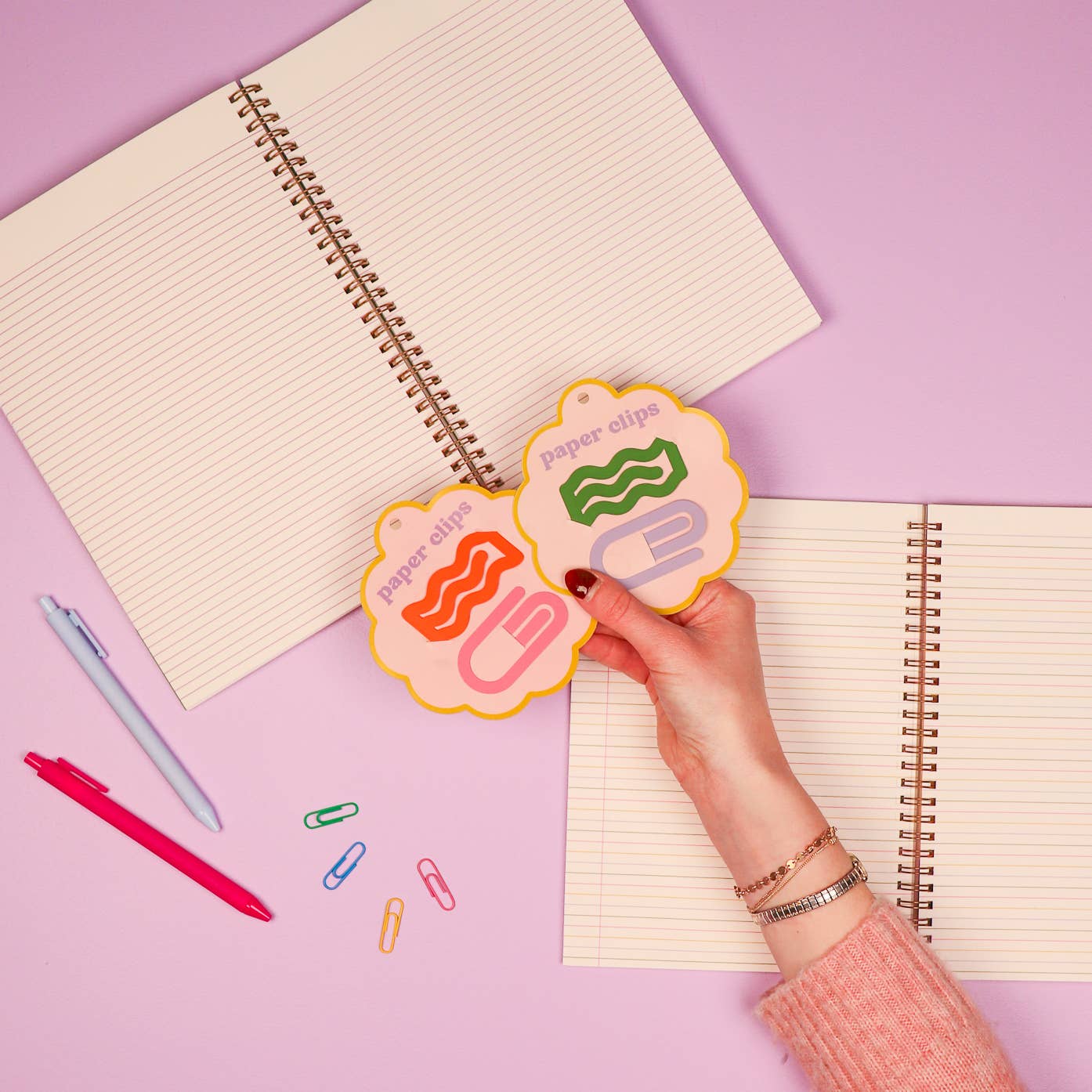 Paper Clips Bookmarks